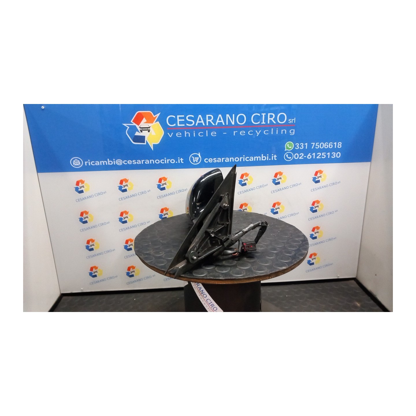 RETROVISORE EST. REGOLAZ. ELETTR. DX. 032 AUDI A3 (8P) (04/03-06/10) BMM 8P1858532G01C
