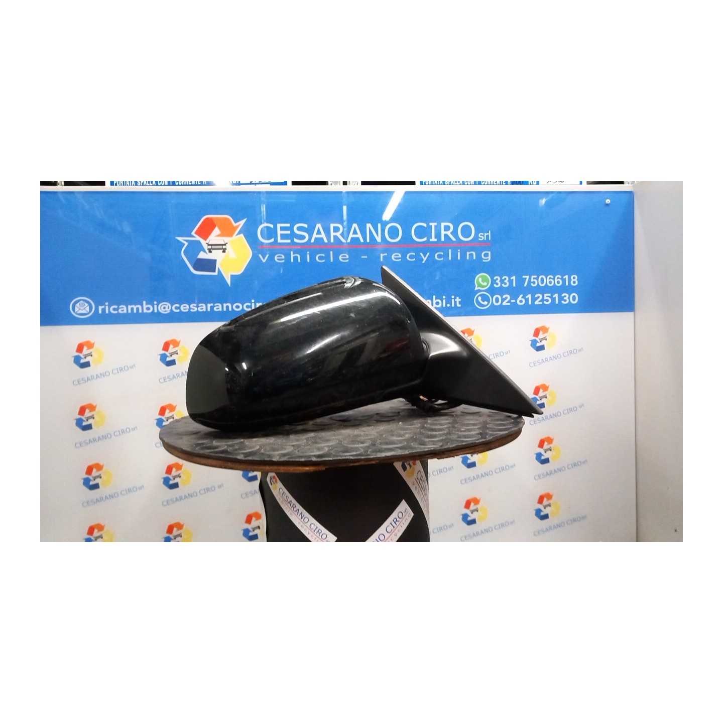 RETROVISORE EST. REGOLAZ. ELETTR. DX. 032 AUDI A3 (8P) (04/03-06/10) BMM 8P1858532G01C