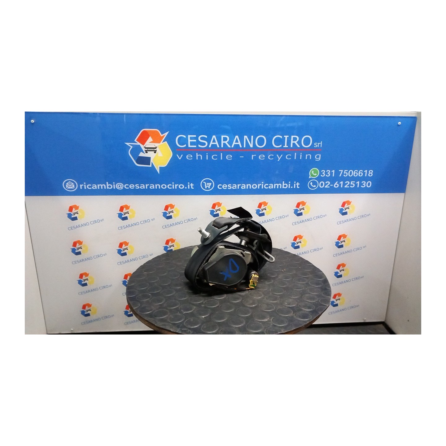 CINTURA DI SICUREZZA ANT. DX. 041 PEUGEOT 308 (03/11-01/15) 9HR 8976S2