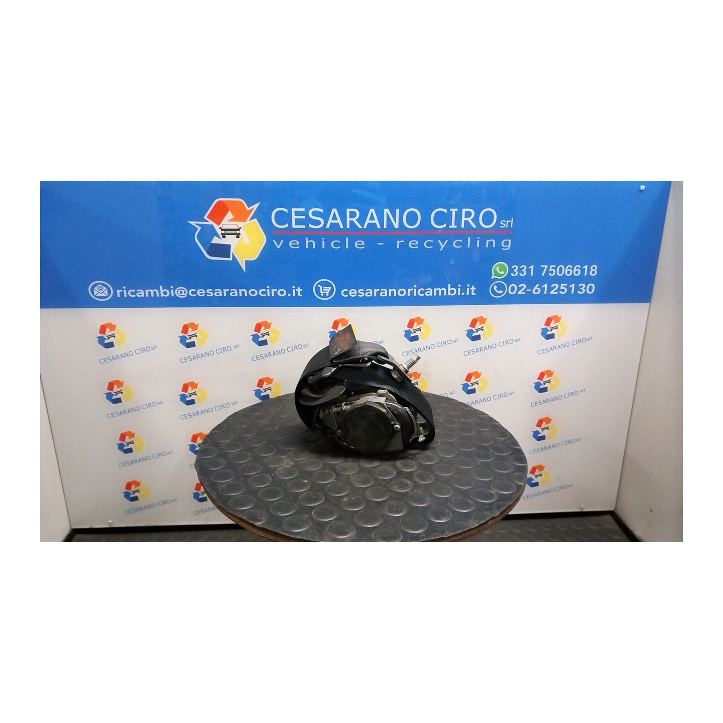 CINTURA DI SICUREZZA ANT. DX. 041 PEUGEOT 308 (03/11-01/15) 9HR 8976S2