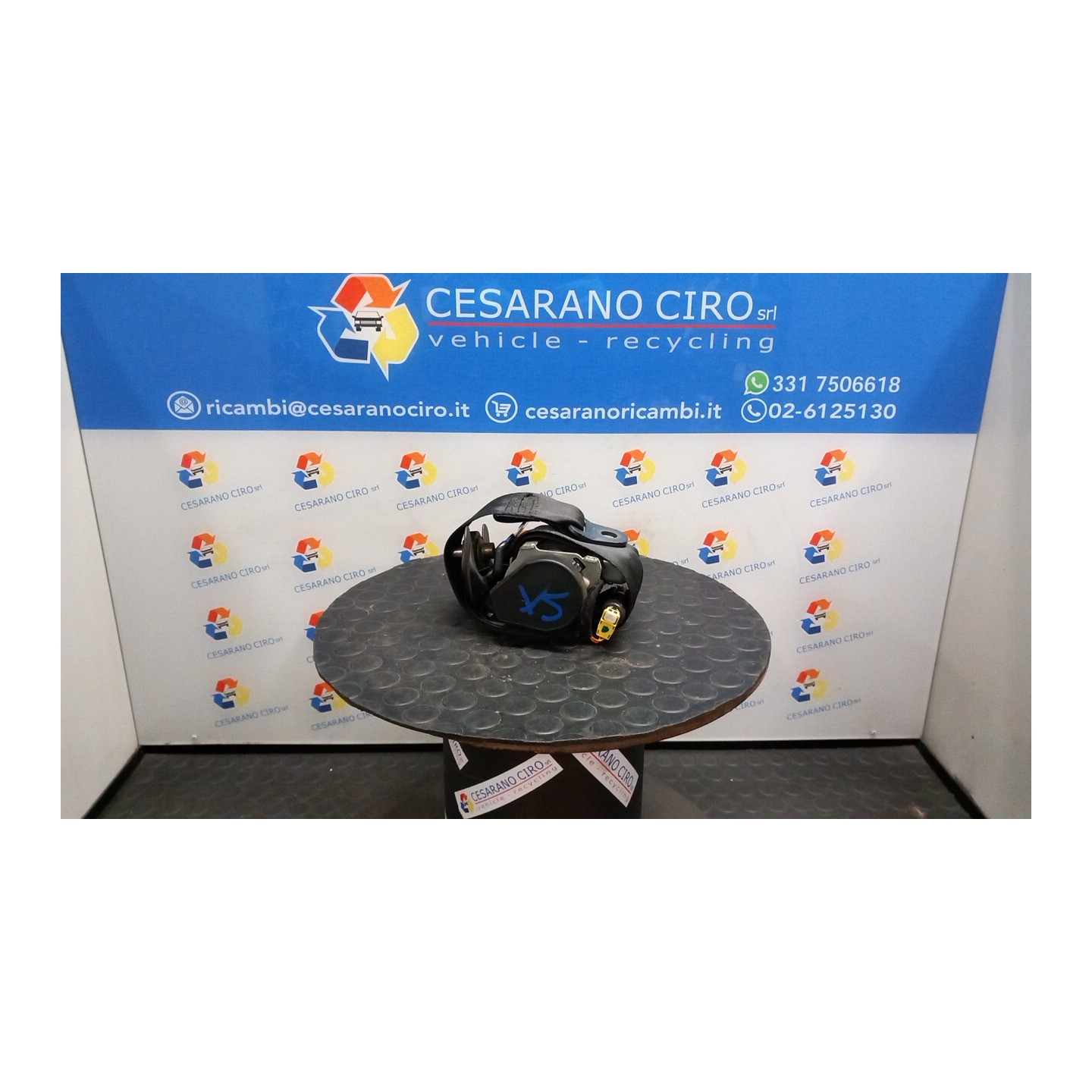 CINTURA DI SICUREZZA ANT. SX. 042 PEUGEOT 308 (03/11-01/15) 9HR 8976S1