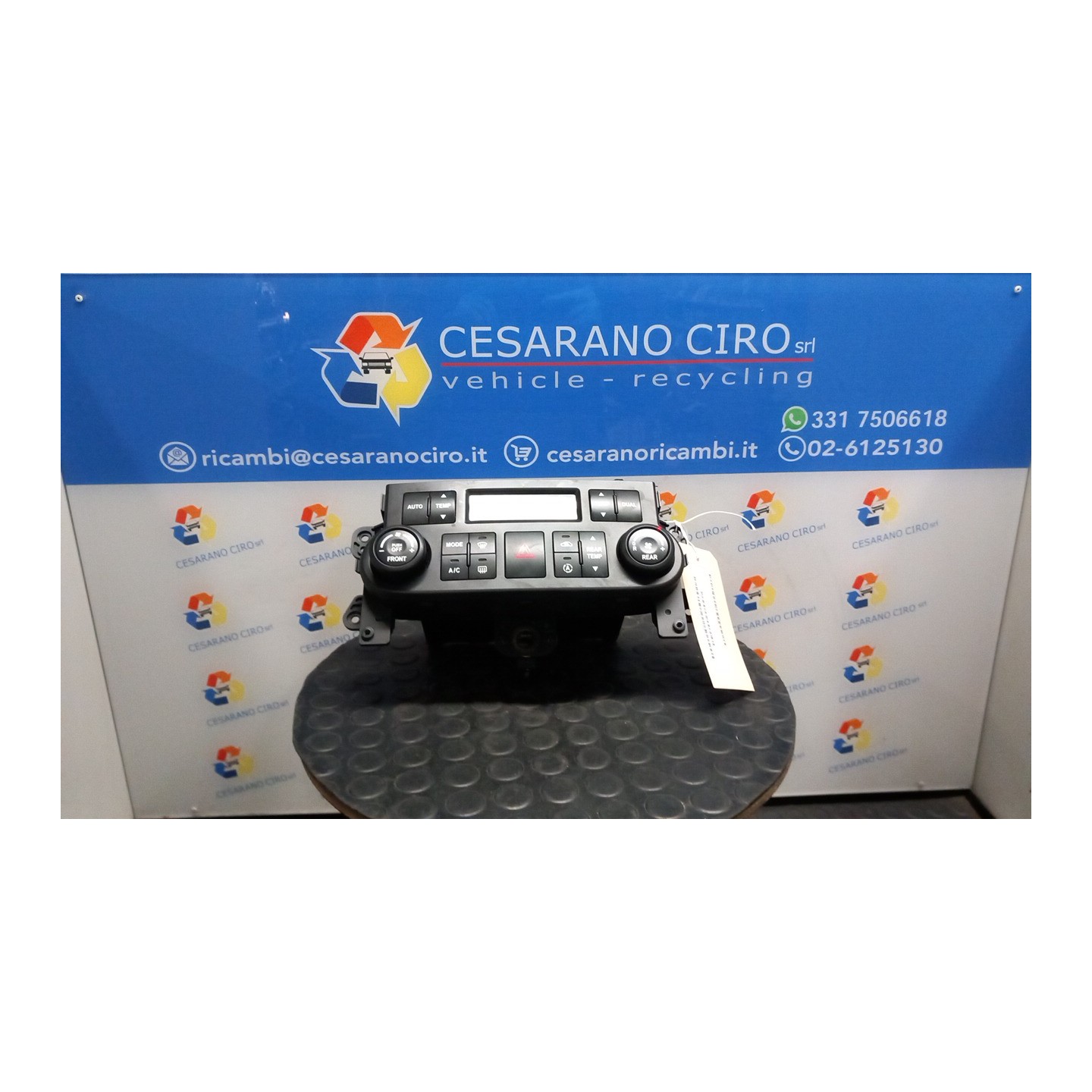 BLOCCO COMANDO CLIMATIZZAZIONE C/A/C AUTOM.C/INT.LUCI EMERG. 056 KIA CARNIVAL 2A SERIE (06/06-) J3 972504D254VA