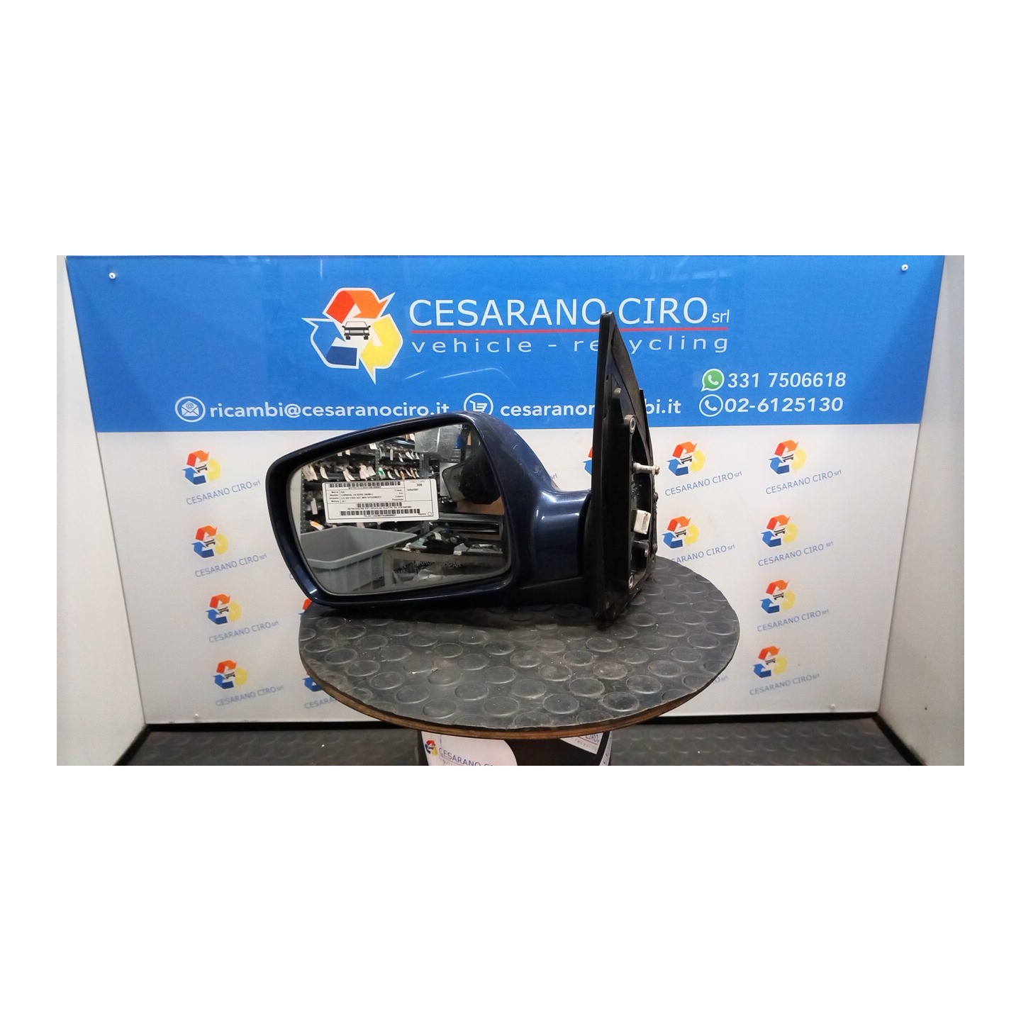 RETROVISORE EST. REGOLAZ. ELETTR. SX. 063 KIA CARNIVAL 2A SERIE (06/06-) J3 876104D302