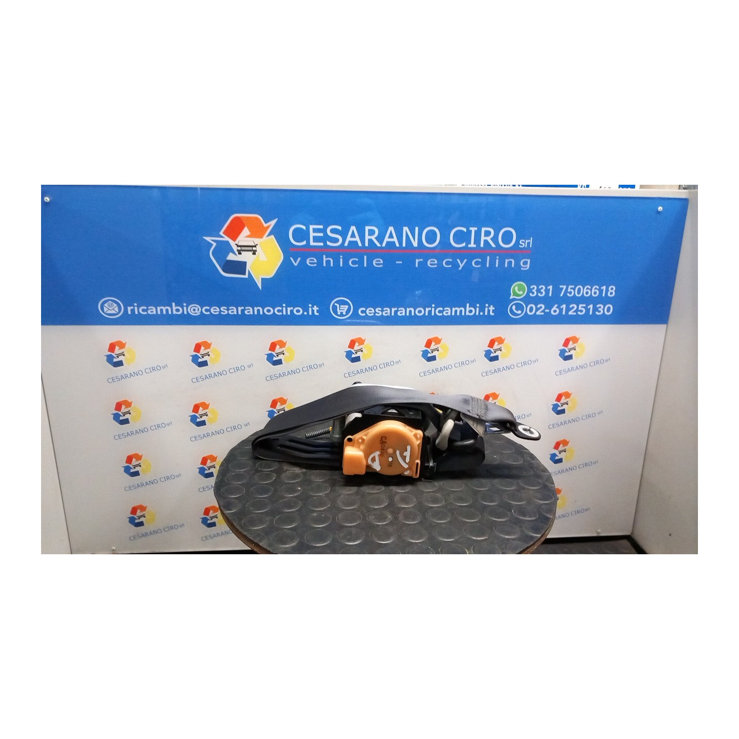 CINTURA DI SICUREZZA ANT. DX. 089 HONDA JAZZ 2A SERIE (10/08-) L13Z2 81450TF0G01ZA