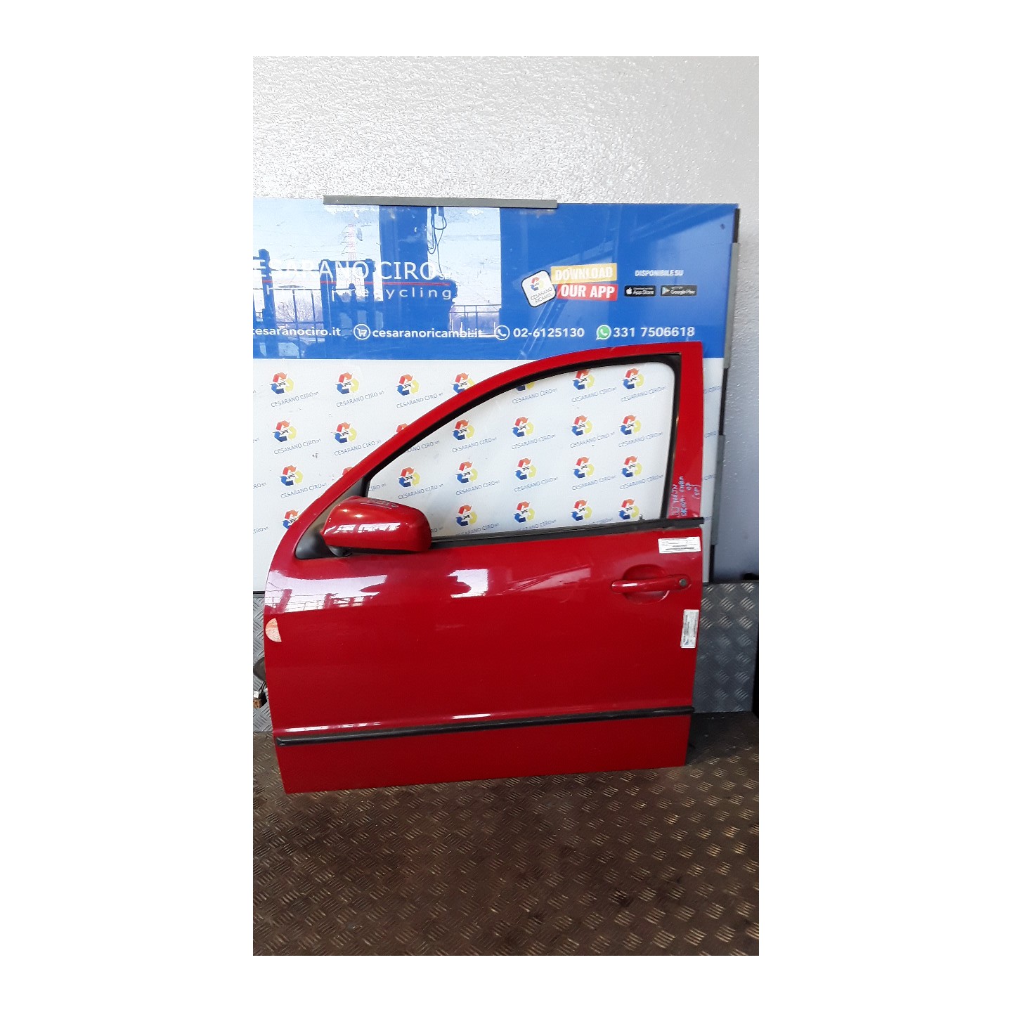 PORTA ANT. SX. 110 SKODA FABIA (6Y) (01/00-11/07) BUD 6Y0831051