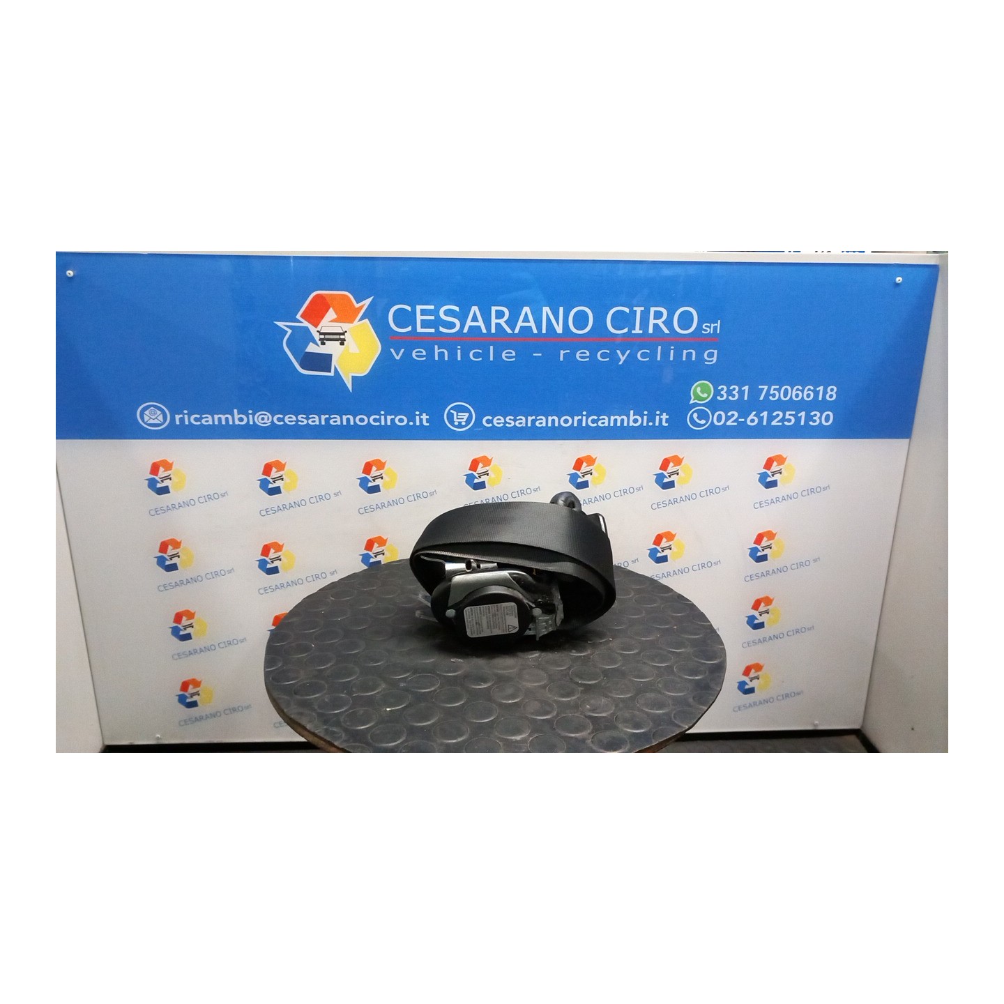 CINTURA DI SICUREZZA ANT. SX. 120 FIAT PUNTO EVO (3J) (08/09-07/13) 350A1000 735501771