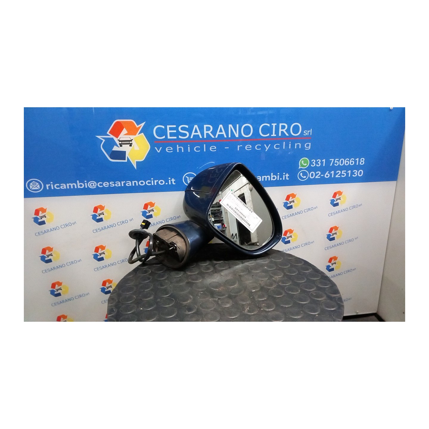 RETROVISORE EST. REGOLAZ. ELETTR. DX. 123 OPEL MERIVA (S10) (04/10-) A13DTE 13329819