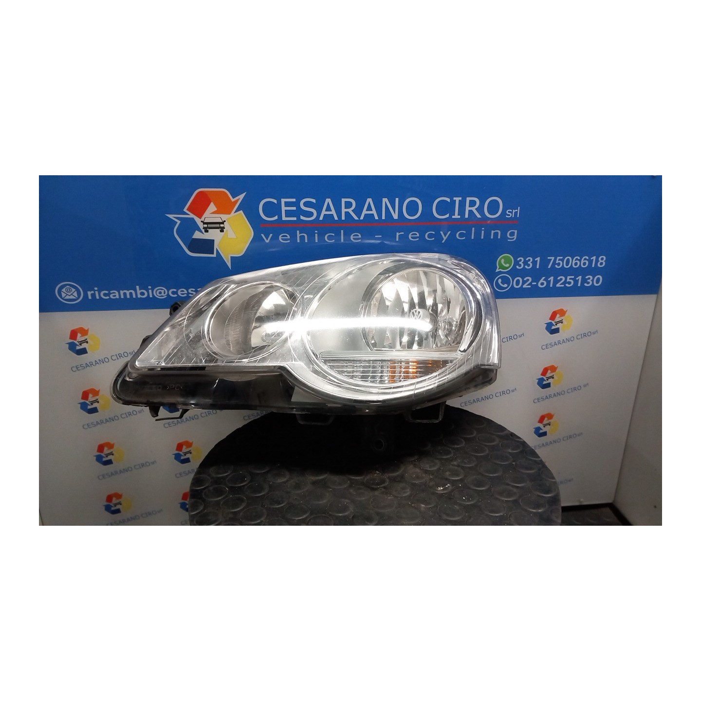 PROIETTORE VALEO SX. 225 VOLKSWAGEN POLO (9N) (04/05-) BKY 6Q1941007AT
