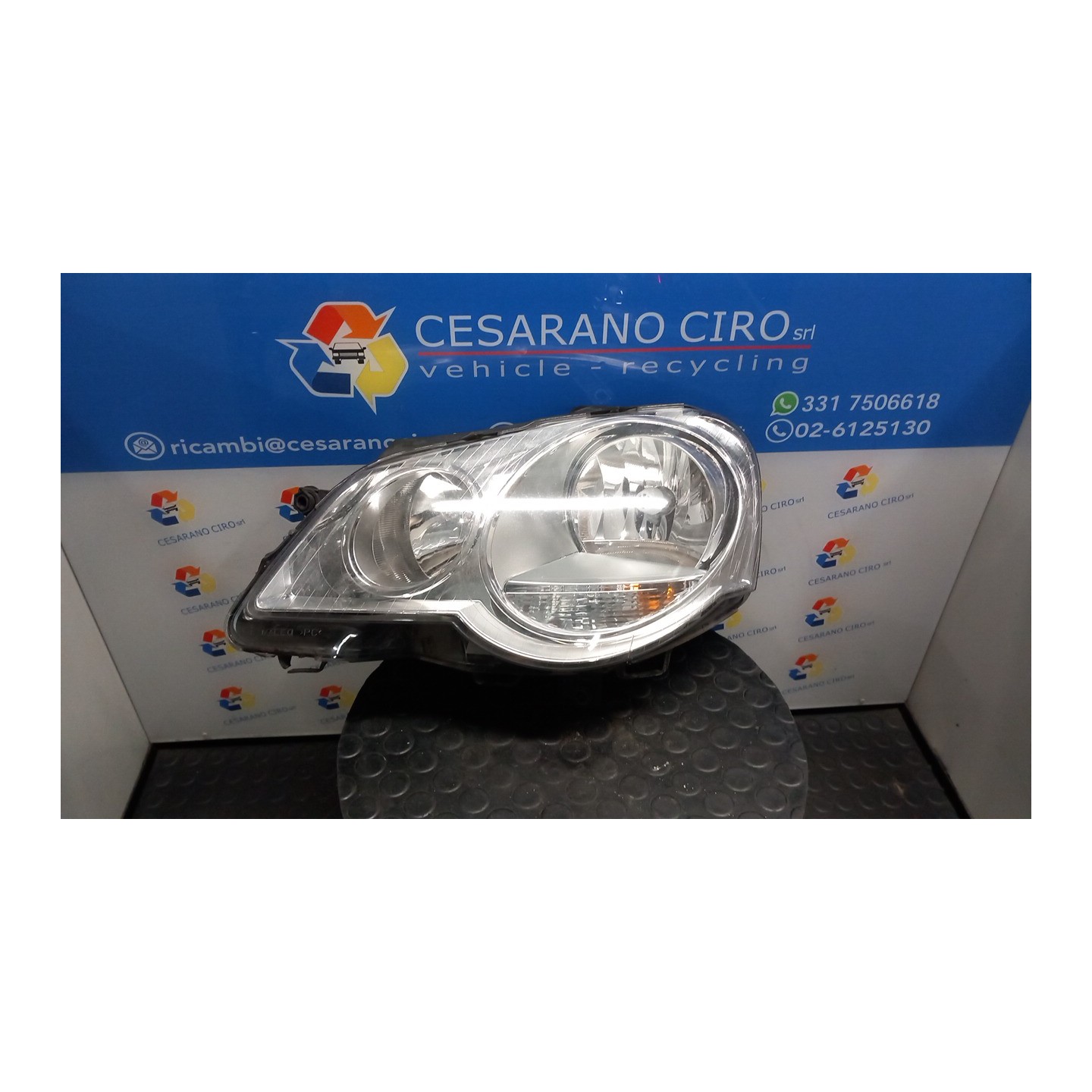 PROIETTORE VALEO SX. 225 VOLKSWAGEN POLO (9N) (04/05-) BKY 6Q1941007AT