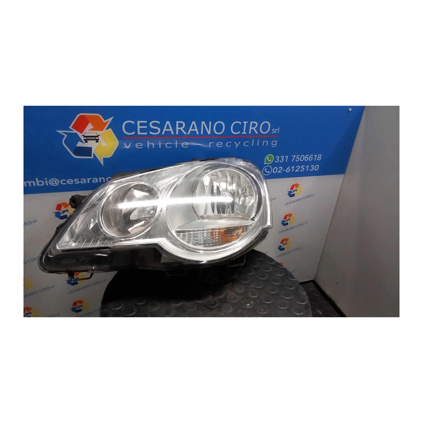 PROIETTORE VALEO SX. 225 VOLKSWAGEN POLO (9N) (04/05-) BKY 6Q1941007AT