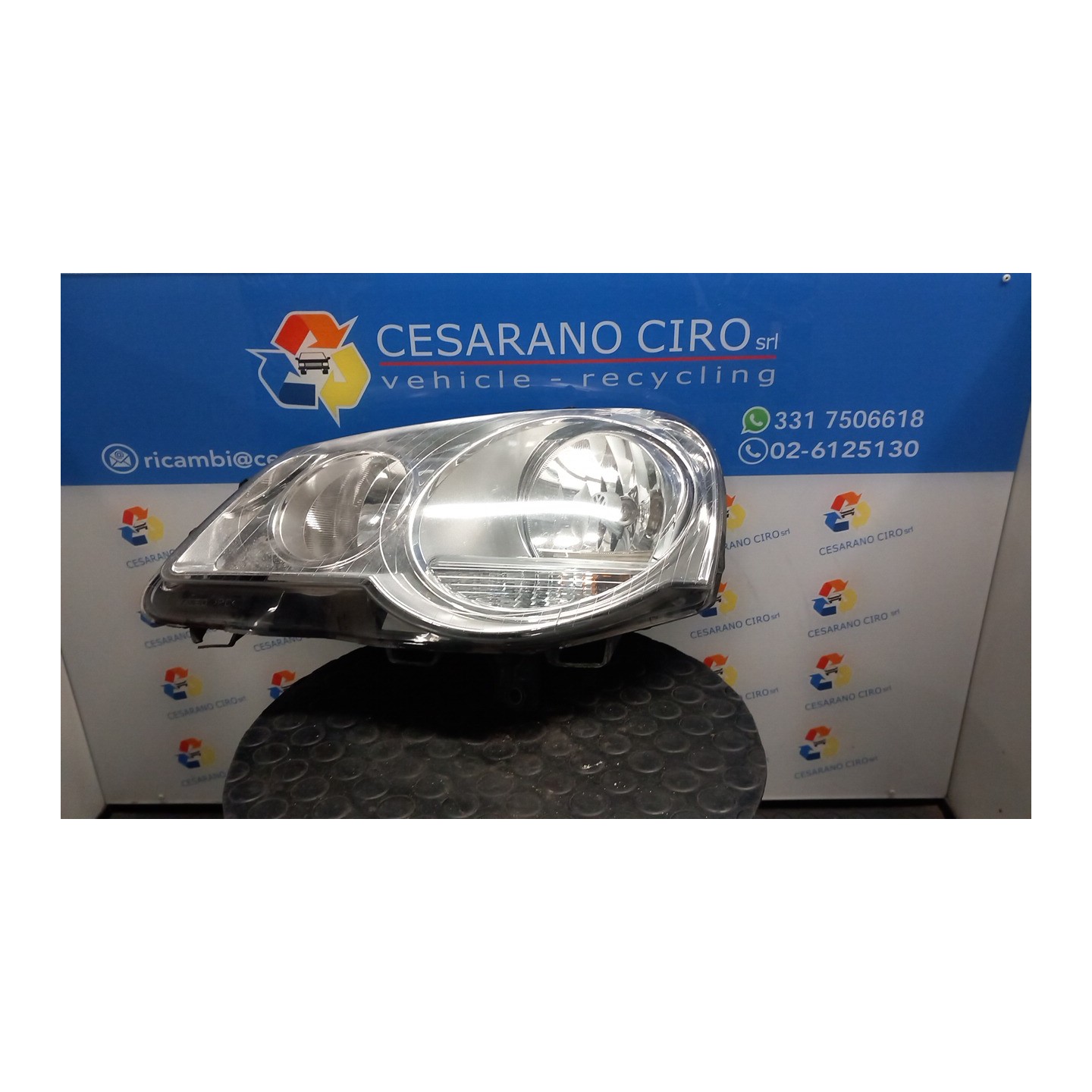 PROIETTORE VALEO SX. 225 VOLKSWAGEN POLO (9N) (04/05-) BKY 6Q1941007AT