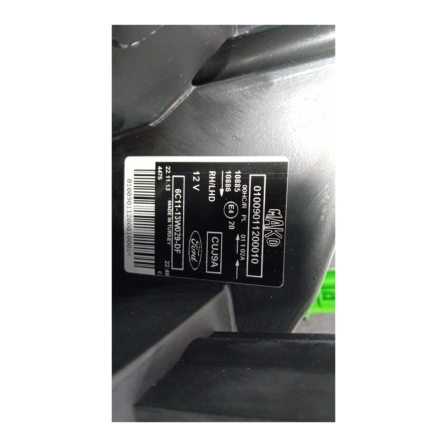 PROIETTORE REGOLAZ. MANUALE FARO DX. 013 FORD TRANSIT (TT9) (06/06-)  1684408