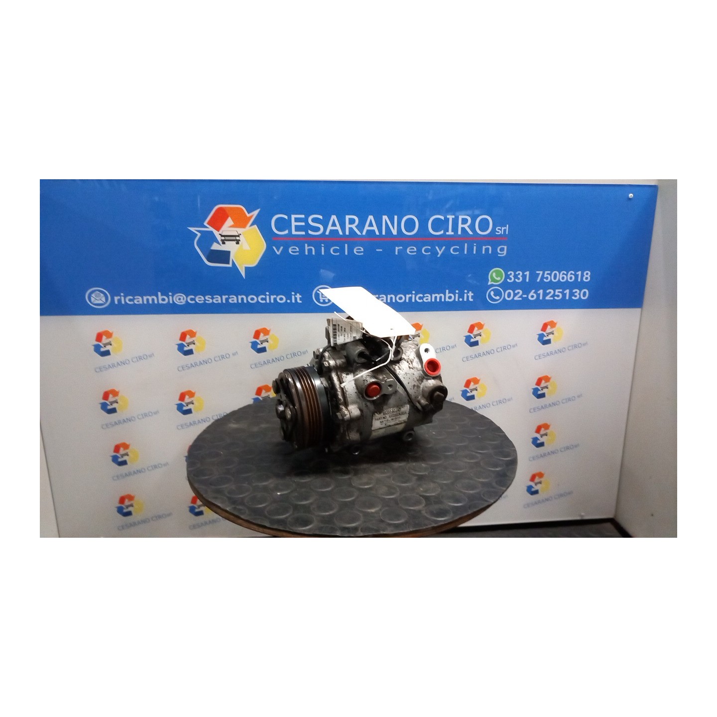 COMPRESSORE A/C 009 FIAT SEDICI (3B) (02/06-11/11) M16A 71743779
