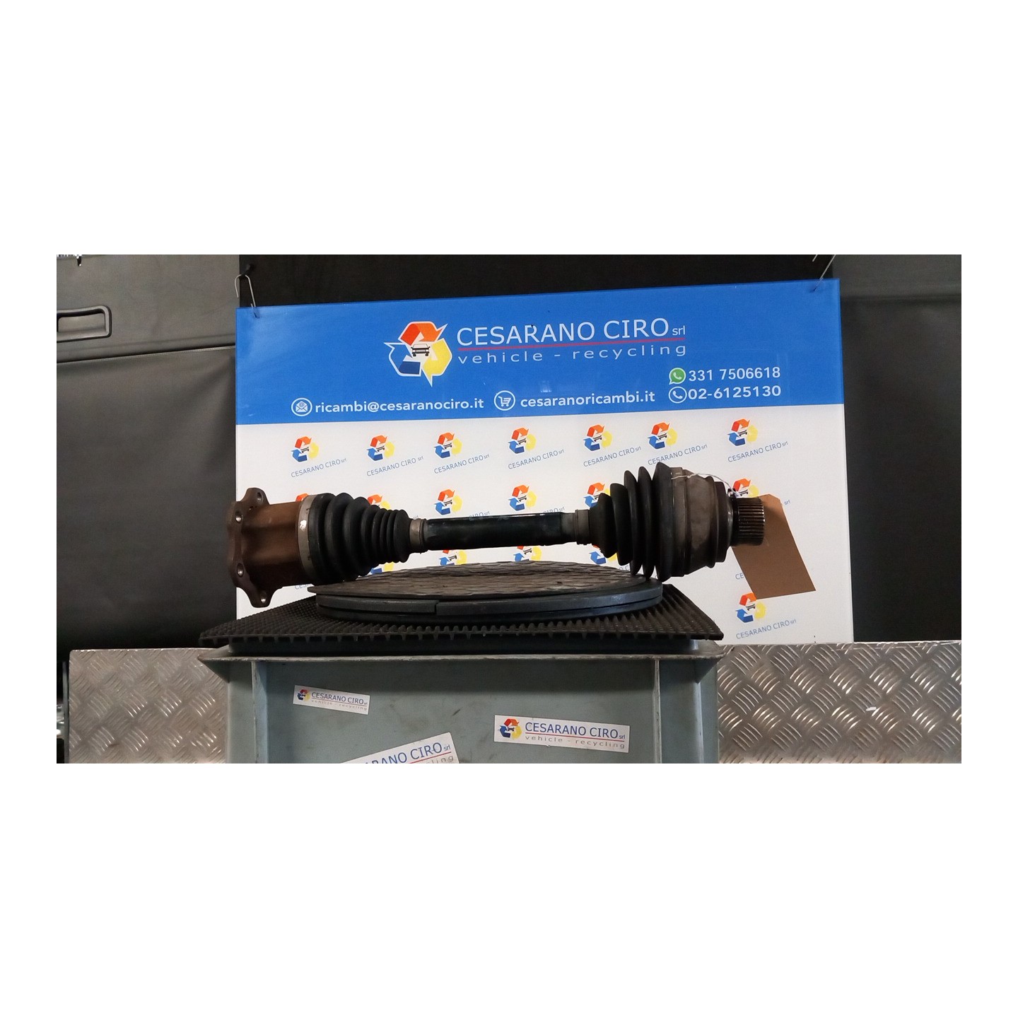 SEMIALBERO ANT. COMPL. SX. 058 AUDI A4 (8K) (09/07-03/13) CAG 8K0407271AJ