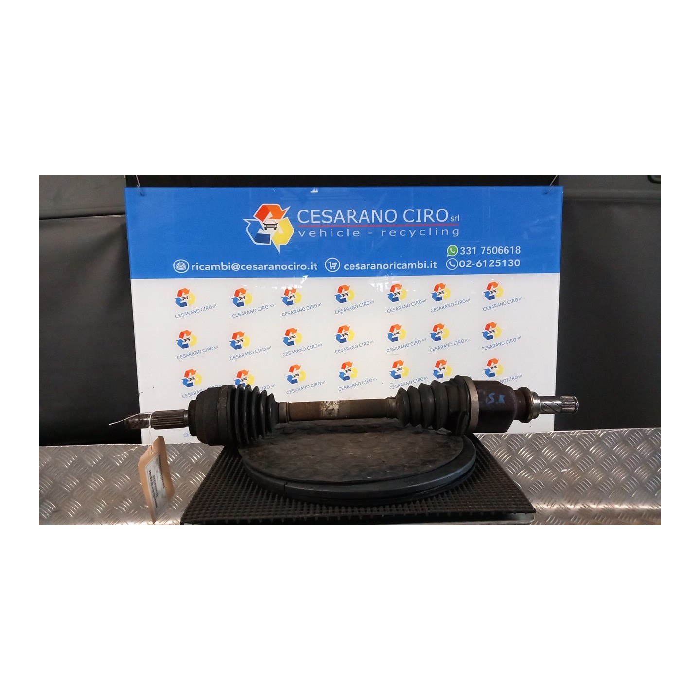 SEMIALBERO ANT. COMPL. SX. 073 RENAULT TWINGO 2A SERIE (06/07-02/12) K9K17 8200684084