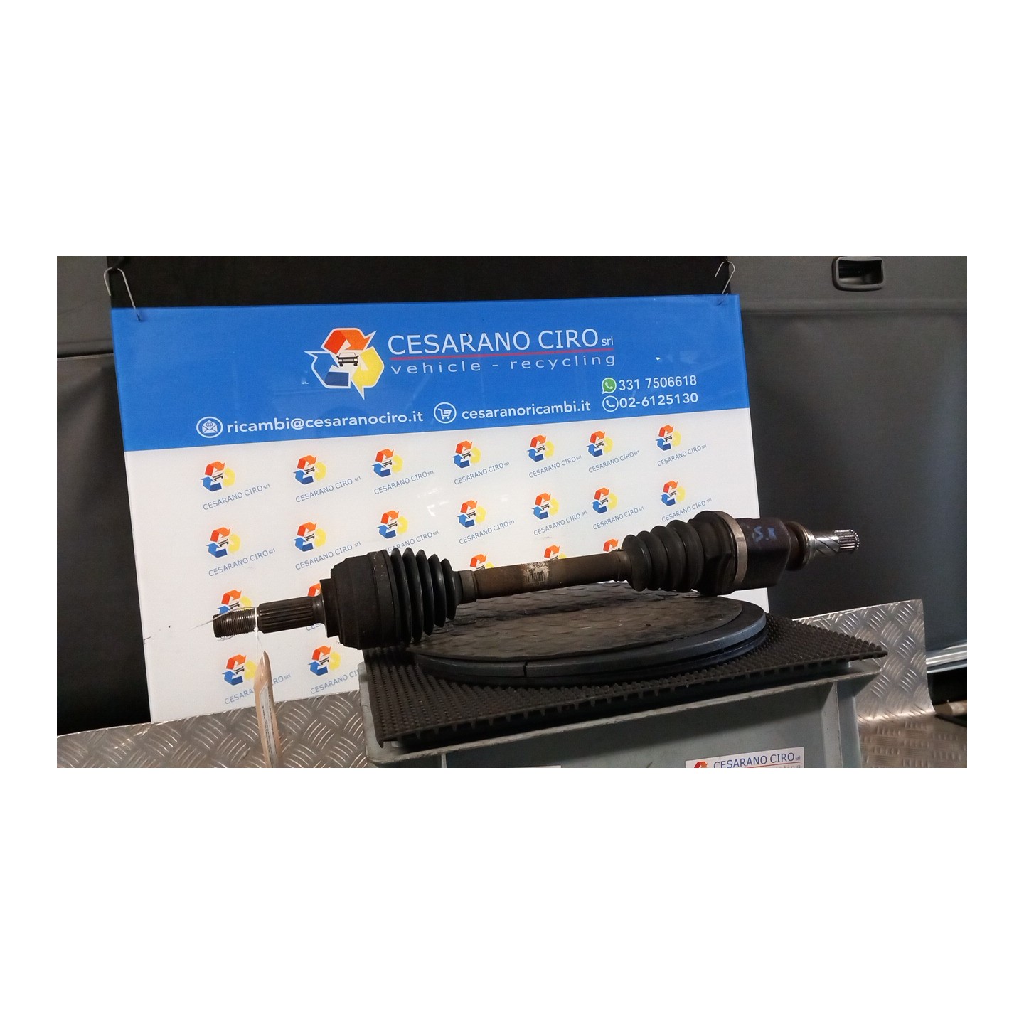 SEMIALBERO ANT. COMPL. SX. 073 RENAULT TWINGO 2A SERIE (06/07-02/12) K9K17 8200684084
