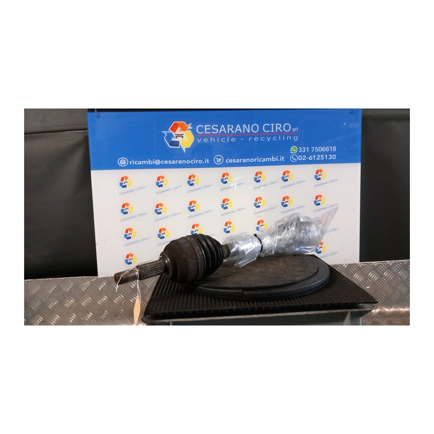 SEMIALBERO ANT. COMPL. DX. 074 RENAULT TWINGO 2A SERIE (06/07-02/12) K9K17 8200482429