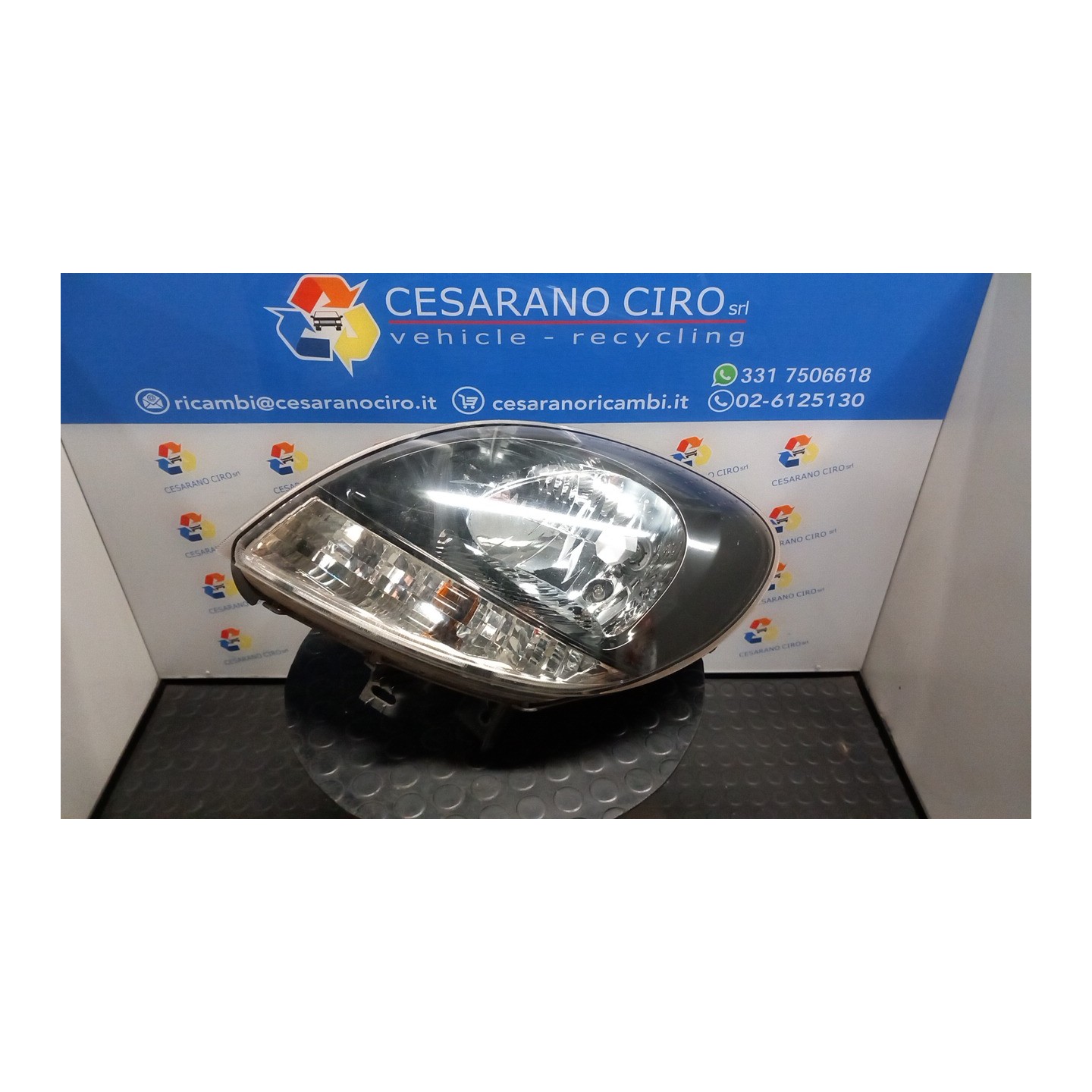 PROIETTORE SX. 009 RENAULT KANGOO (04/03-03/09) K9KW7 260603883R