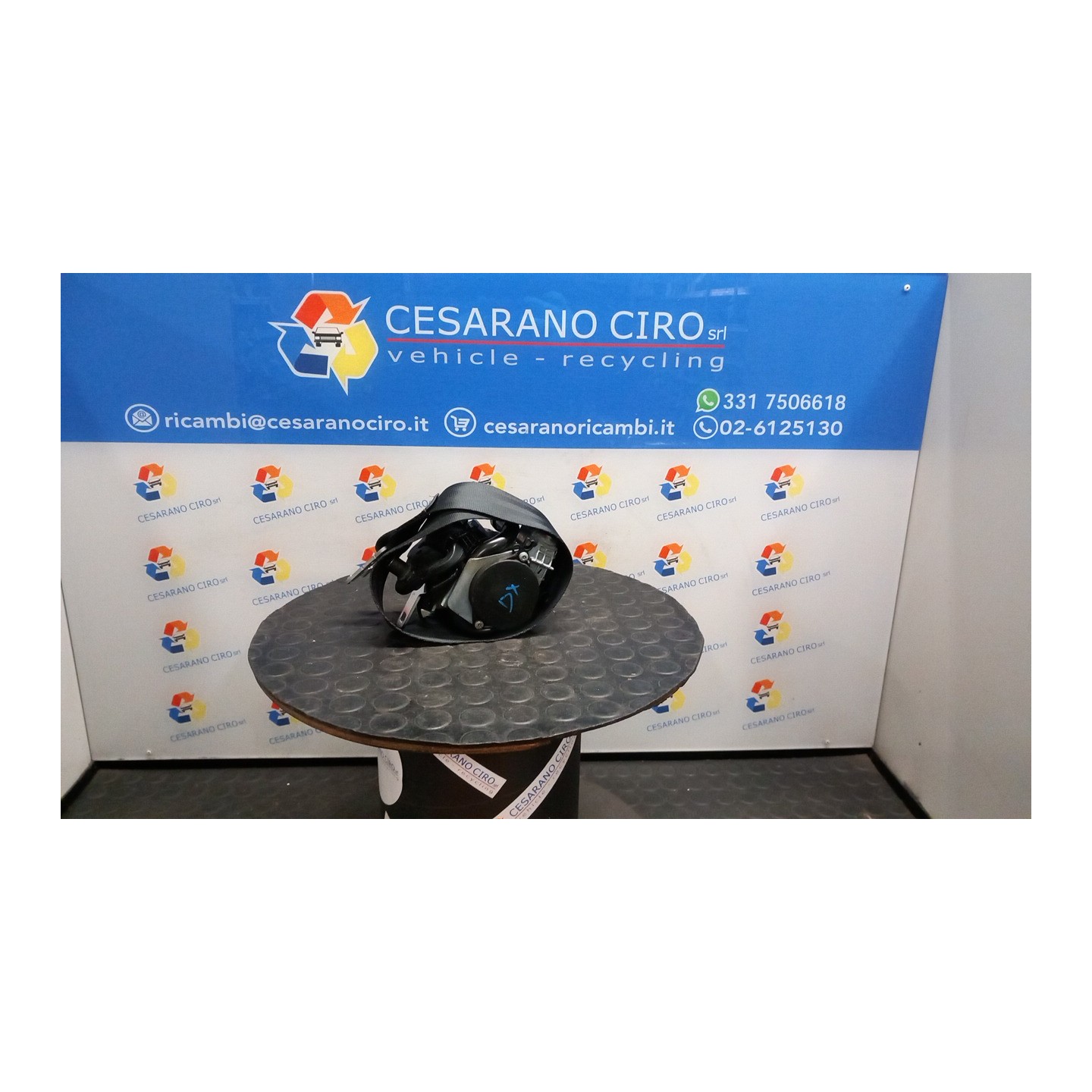 CINTURA DI SICUREZZA ANT. DX. 096 RENAULT MEGANE 3A SERIE (10/08-) K9KN8 868840008R