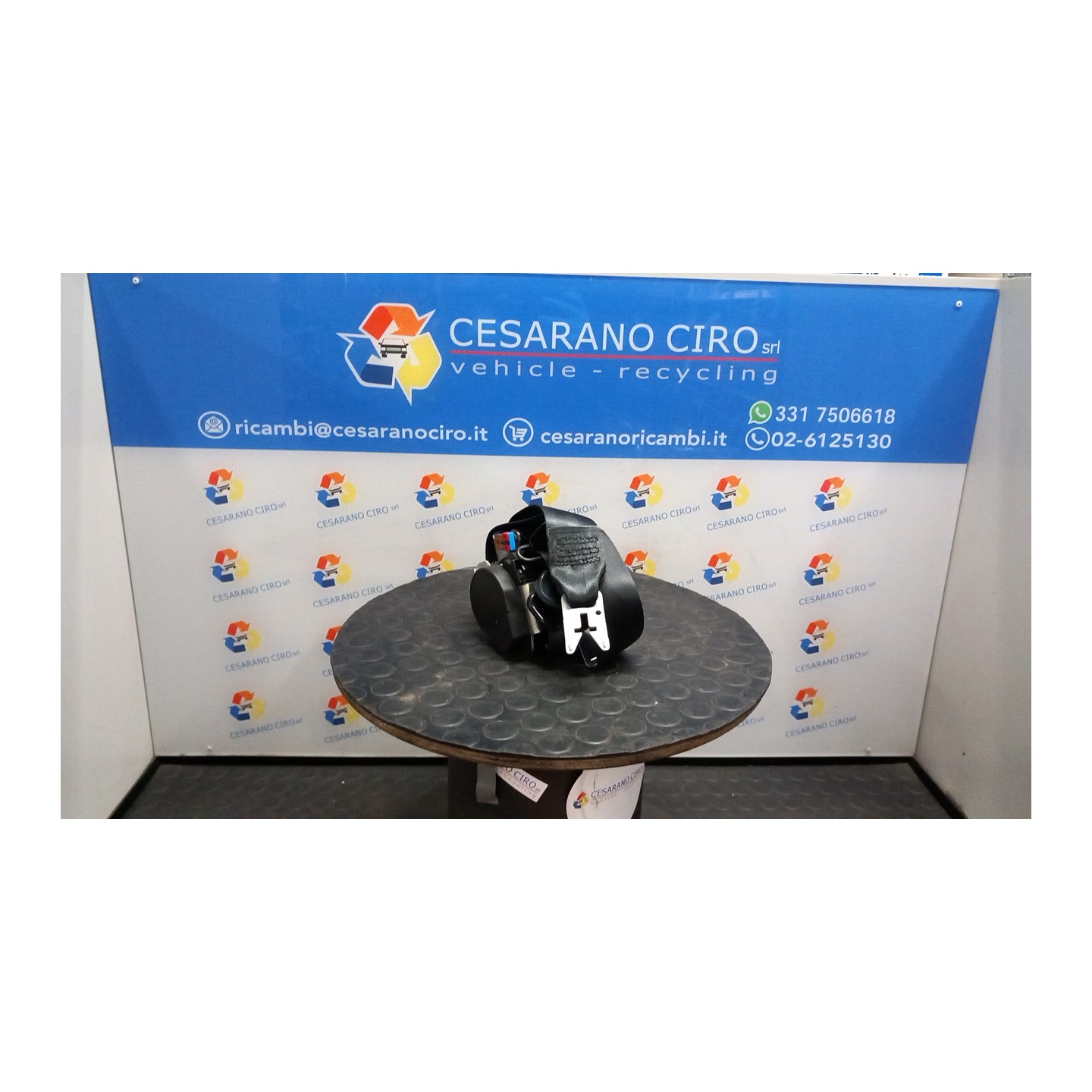CINTURA DI SICUREZZA ANT. DX. 096 RENAULT MEGANE 3A SERIE (10/08-) K9KN8 868840008R