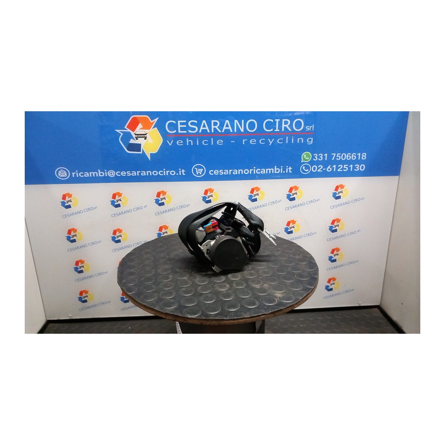 CINTURA DI SICUREZZA ANT. DX. 096 RENAULT MEGANE 3A SERIE (10/08-) K9KN8 868840008R