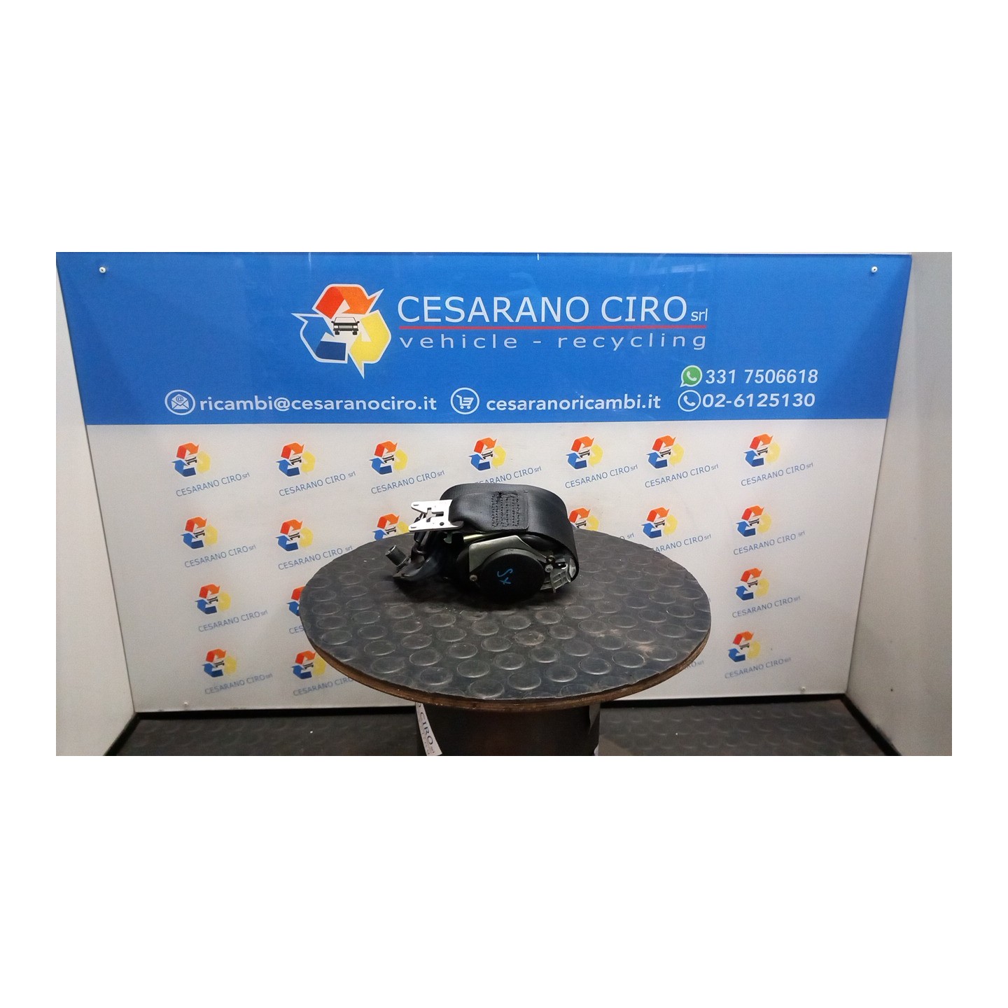CINTURA DI SICUREZZA ANT. SX. 097 RENAULT MEGANE 3A SERIE (10/08-) K9KN8 868850008R