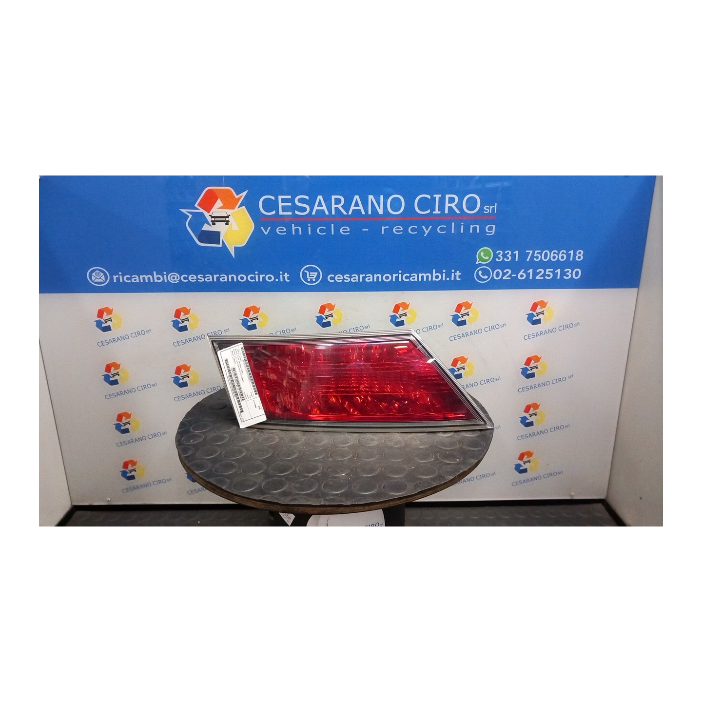 FANALE POST. PARTE INT. SX. 117 HONDA CIVIC 8A SERIE (12/05-) N22A2 34156SMTG01