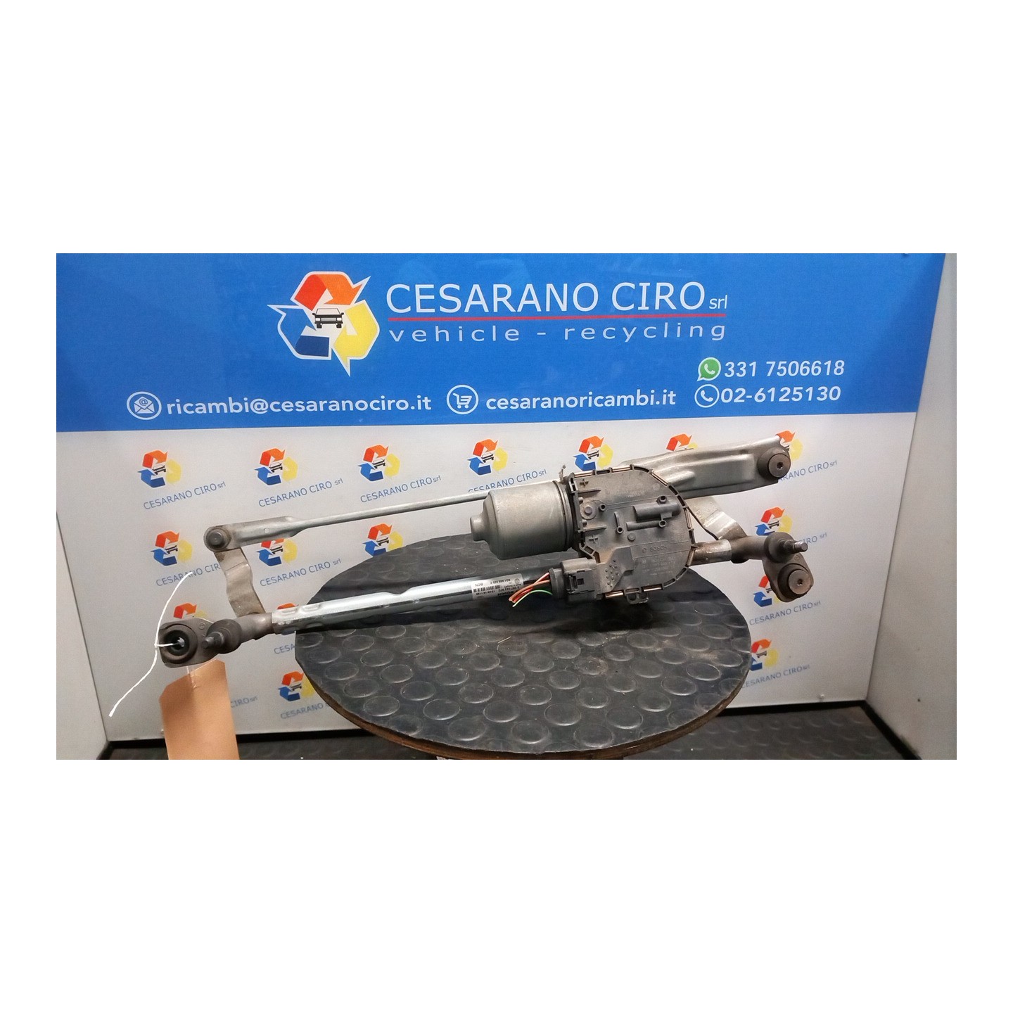 MECCANISMO TERGIPARABREZZA CON MOTORINO 123 VOLKSWAGEN GOLF (10/12-) CXX 5G1955023C