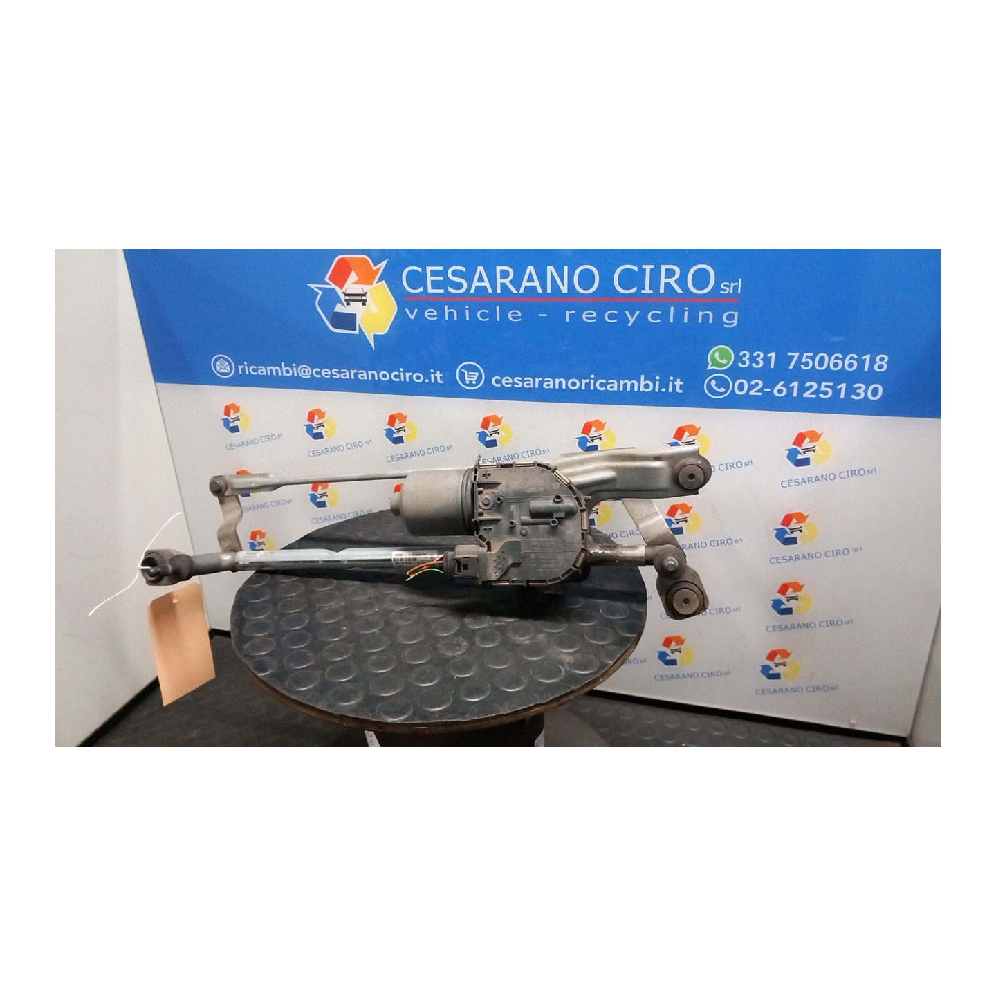 MECCANISMO TERGIPARABREZZA CON MOTORINO 123 VOLKSWAGEN GOLF (10/12-) CXX 5G1955023C