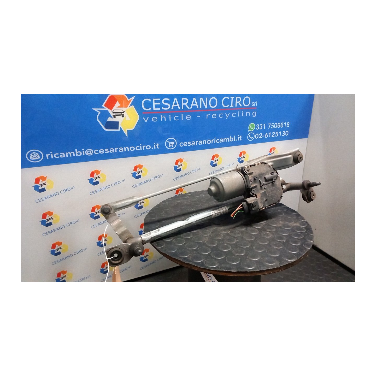 MECCANISMO TERGIPARABREZZA CON MOTORINO 123 VOLKSWAGEN GOLF (10/12-) CXX 5G1955023C