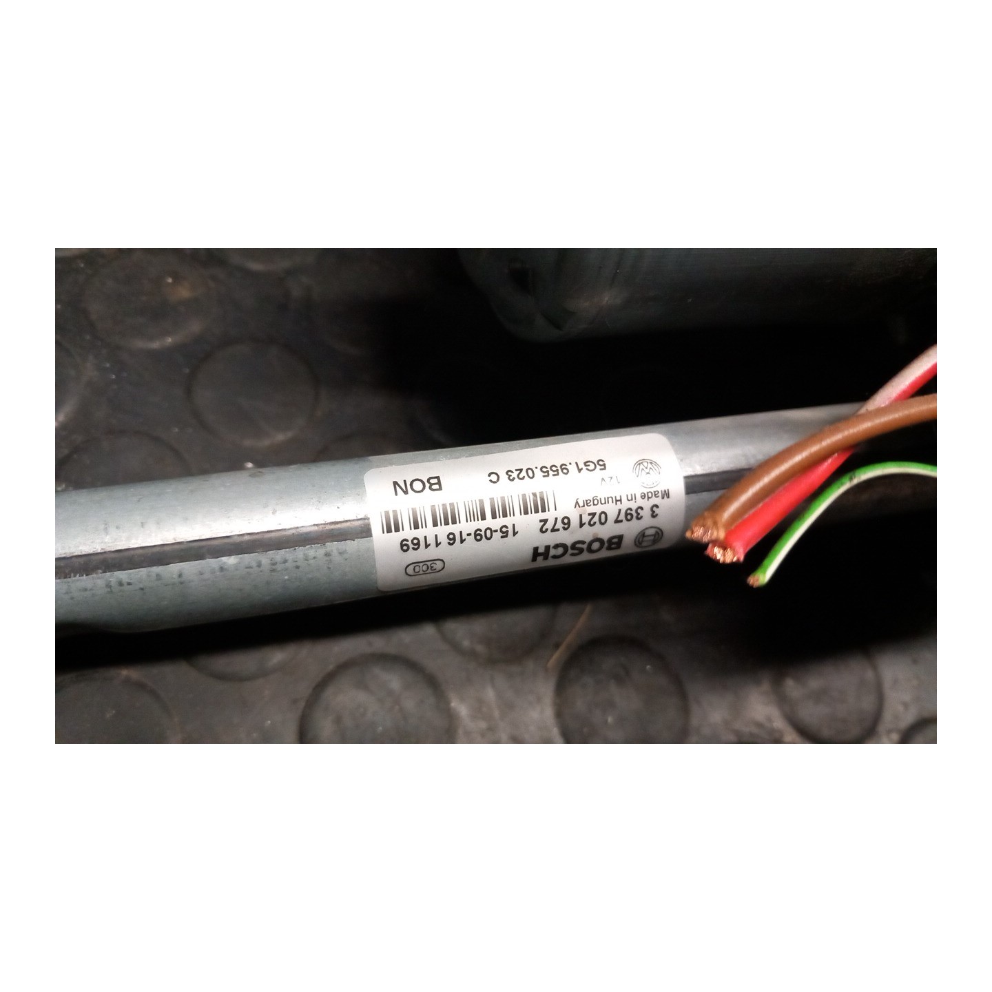 MECCANISMO TERGIPARABREZZA CON MOTORINO 123 VOLKSWAGEN GOLF (10/12-) CXX 5G1955023C