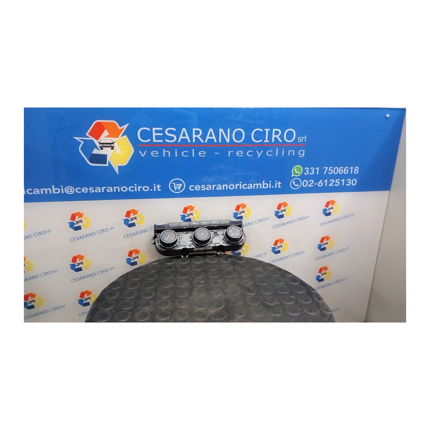 BLOCCO COMANDO CLIMATIZZAZIONE C/A/C ELETT. 126 VOLKSWAGEN GOLF (10/12-) CXX 5G0907426ACWZU