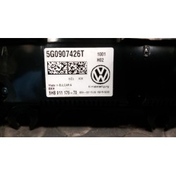 BLOCCO COMANDO CLIMATIZZAZIONE C/A/C ELETT. 126 VOLKSWAGEN GOLF (10/12-) CXX 5G0907426ACWZU