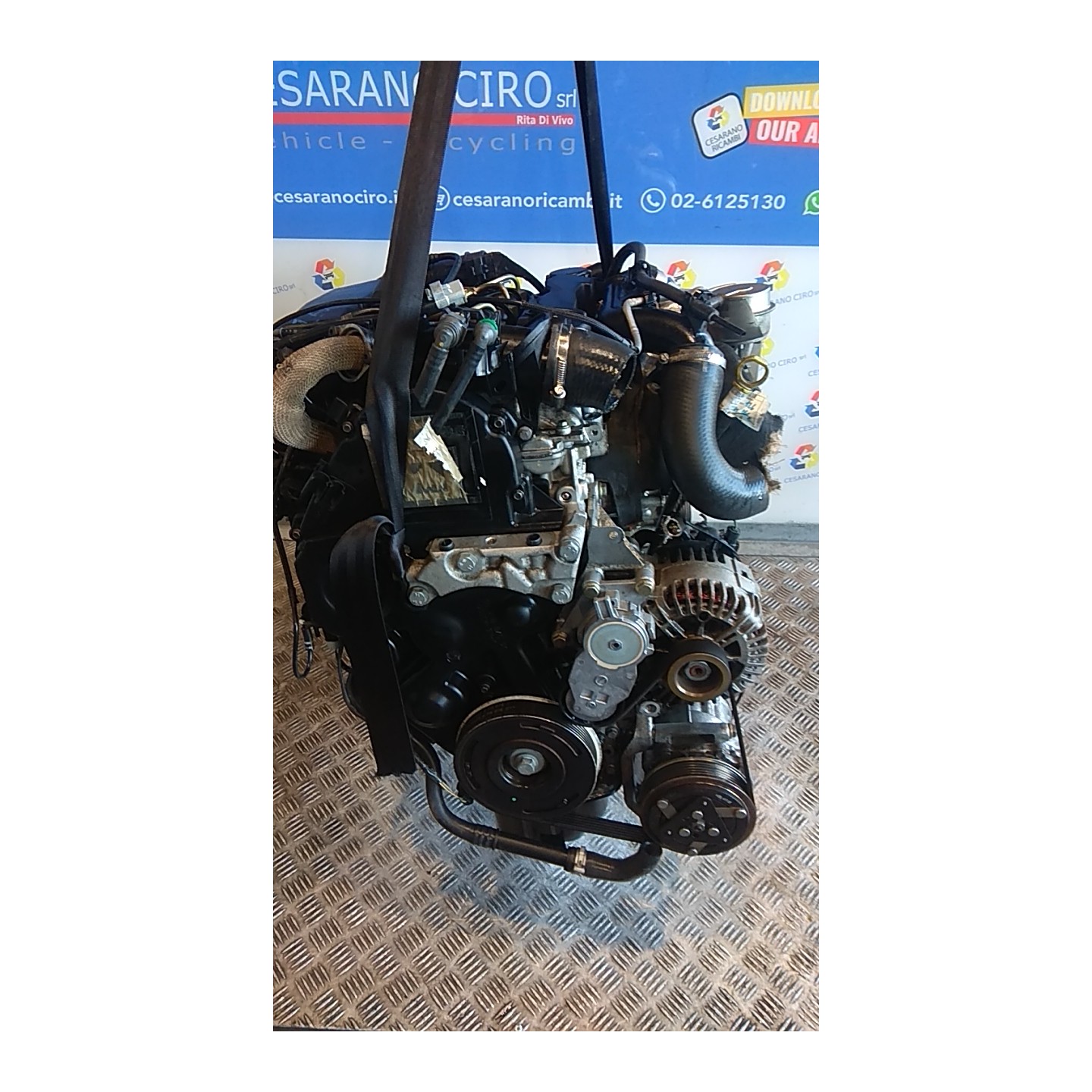 MOTORE SEMICOMPL. 015 CITROEN C3 1A SERIE (02/02-12/05) 8HY 135JW