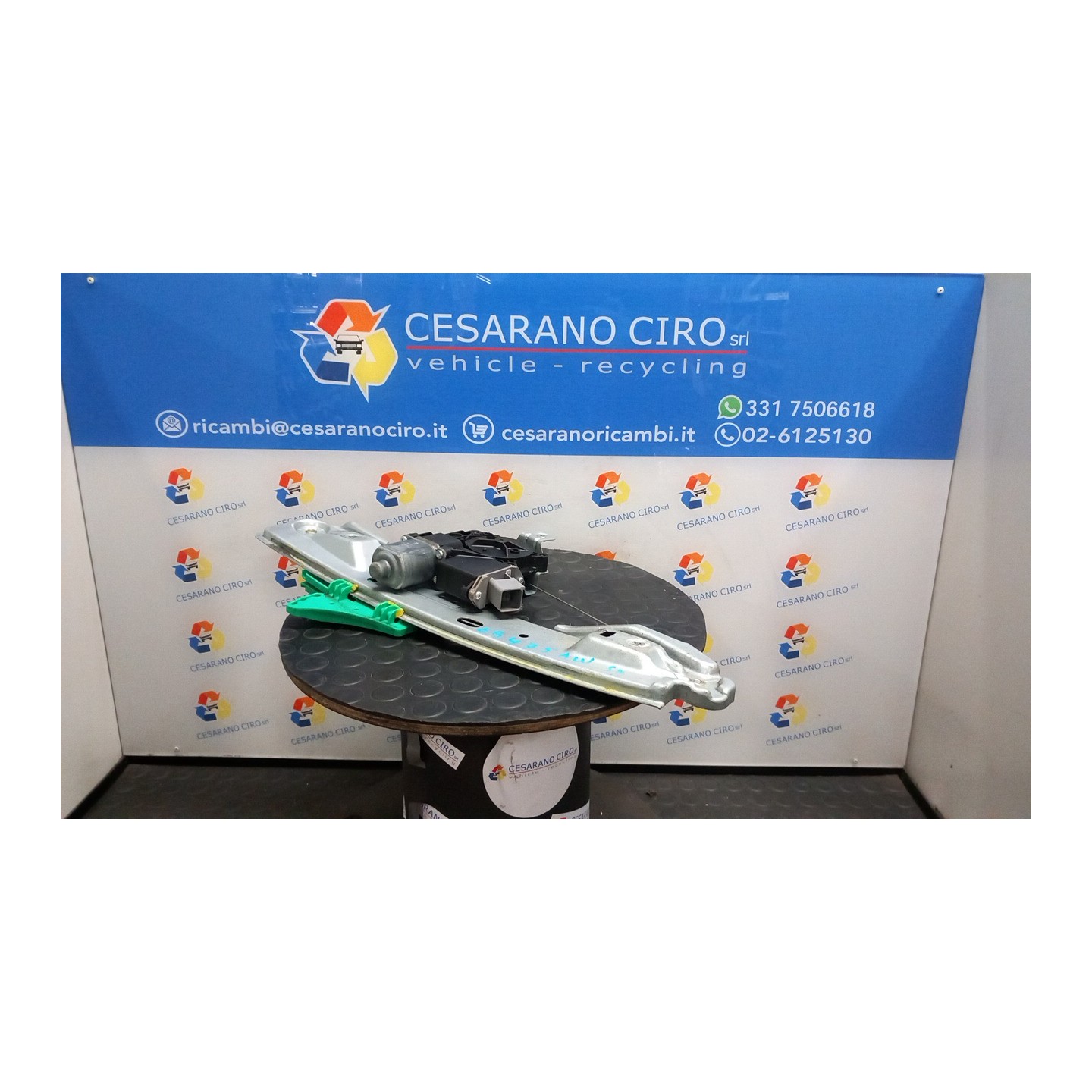 ALZACRISTALLO ELETTR. PORTA POST. C/MOTORINO SX. 021 OPEL ASTRA (P10) (10/09-06/18) A17DTR 13313573