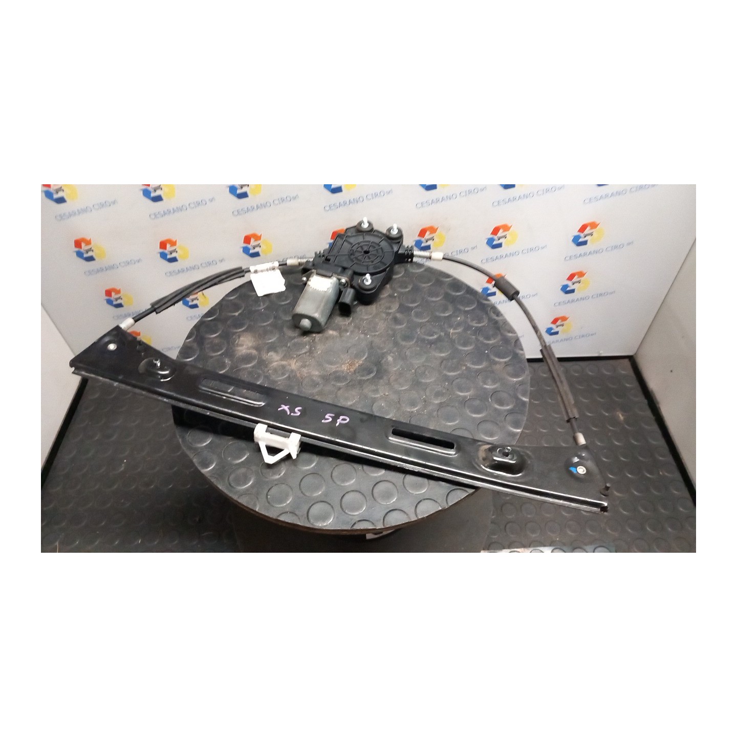 ALZACRISTALLO ELETTR. PORTA ANT. CON MOTORINO SX. 038 FIAT PANDA (2Q) (09/03-12/10) 188A8000 51846385