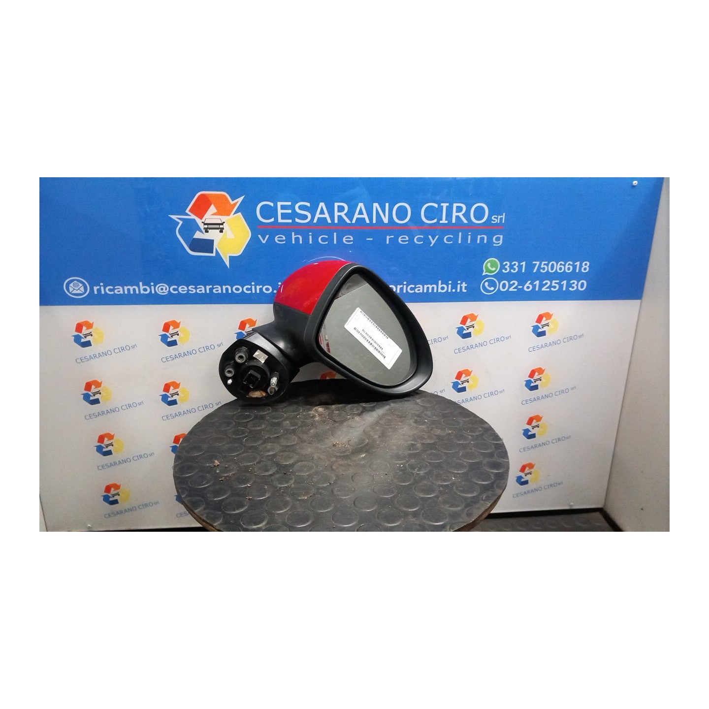 RETROVISORE EST. REGOLAZ. ELETTR. DX. 041 KIA RIO 3A SERIE (08/11-09/15) G4LA 876201W06000