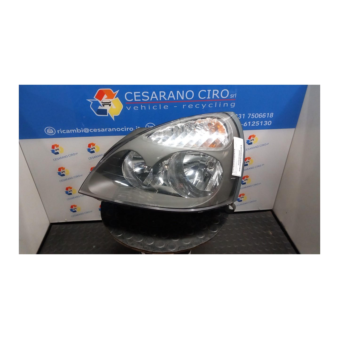 PROIETTORE XENO SX. 058 RENAULT CLIO 2A SERIE (05/01-11/10) D4FB7 7701054060