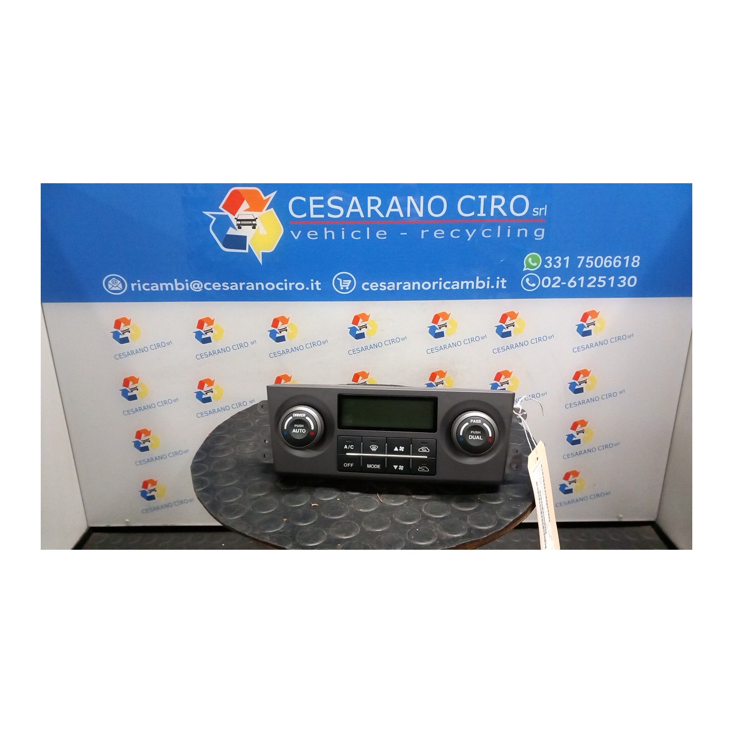 BLOCCO COMANDO CLIMATIZZAZIONE C/A/C AUTO 070 KIA SORENTO 1A SERIE (08/06-11/09 D4CB 972503E2608W