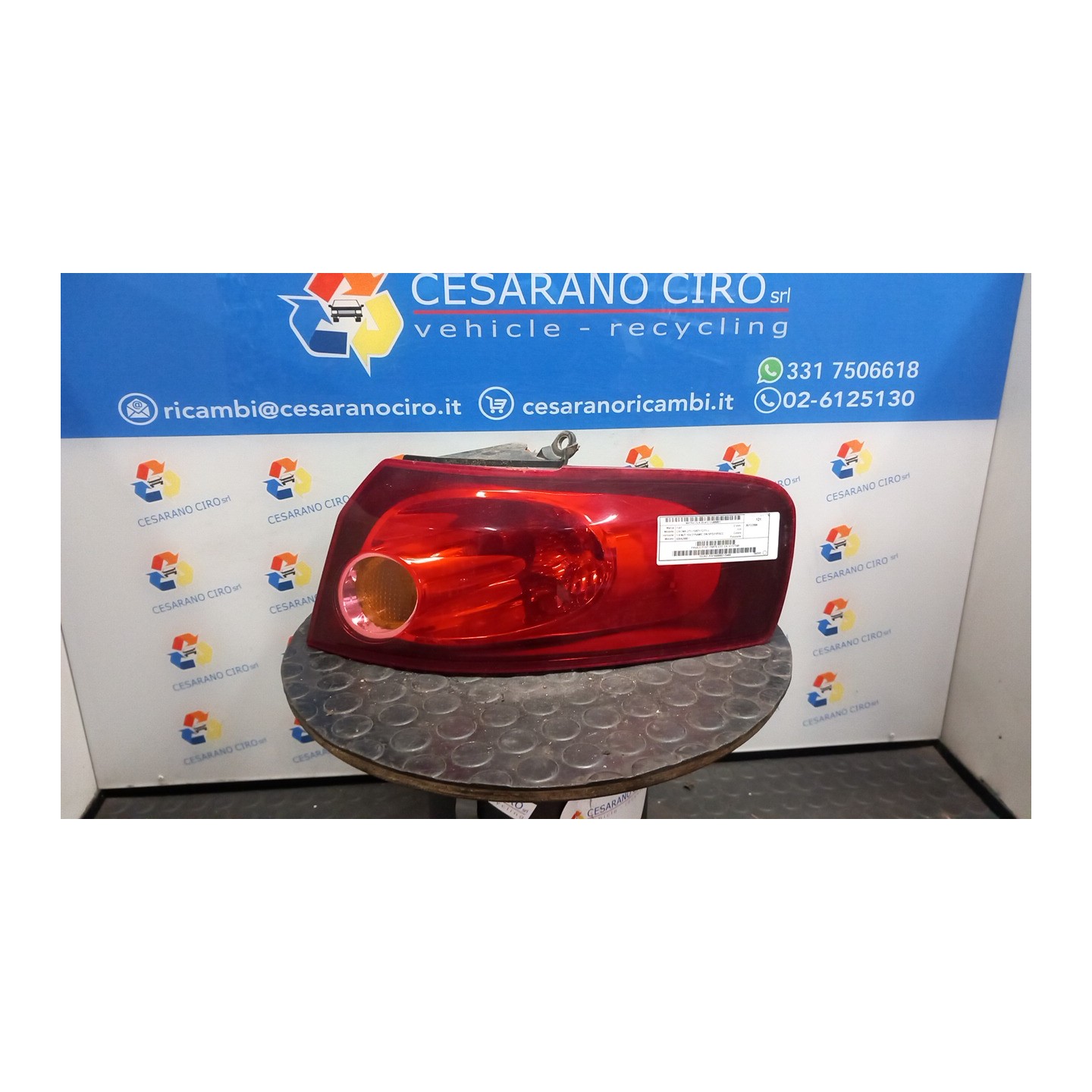 FANALE POST. PARTE EST. DX. 051 FIAT CROMA (2T) (10/07-12/11) 939A2000 51727249