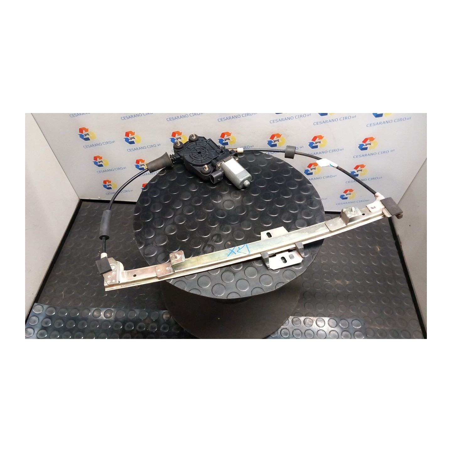 ALZACRISTALLO ELETTR. PORTA ANT. CON MOTORINO DX. 089 FIAT SEICENTO (1E) (02/98-07/05) 187A1000 46512241