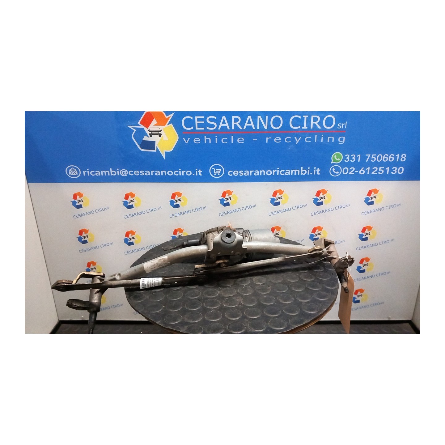 MECCANISMO TERGIPARABREZZA 115 VOLKSWAGEN POLO (9N) (10/01-03/05) AMF 6Q1955601B