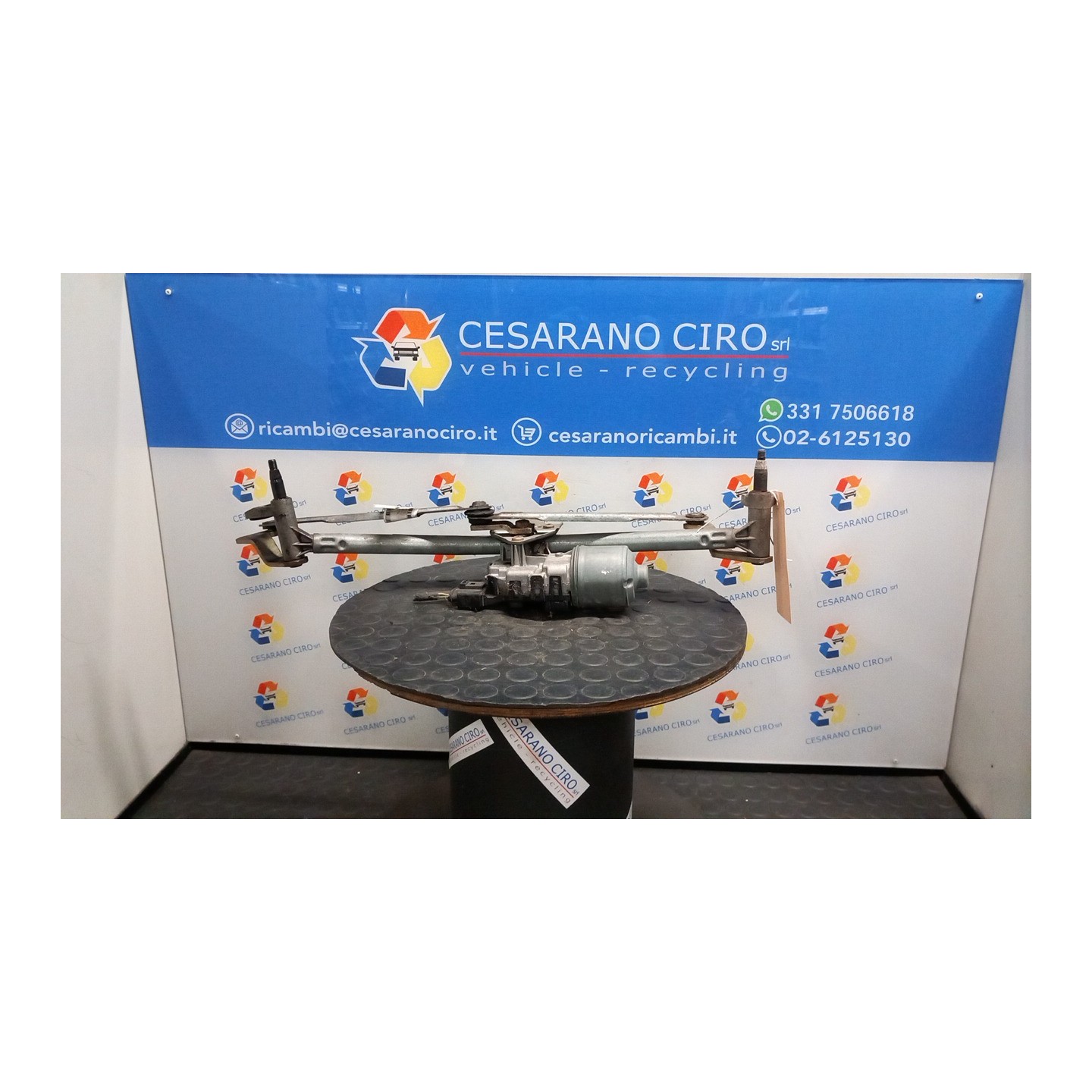 MECCANISMO TERGIPARABREZZA 115 VOLKSWAGEN POLO (9N) (10/01-03/05) AMF 6Q1955601B