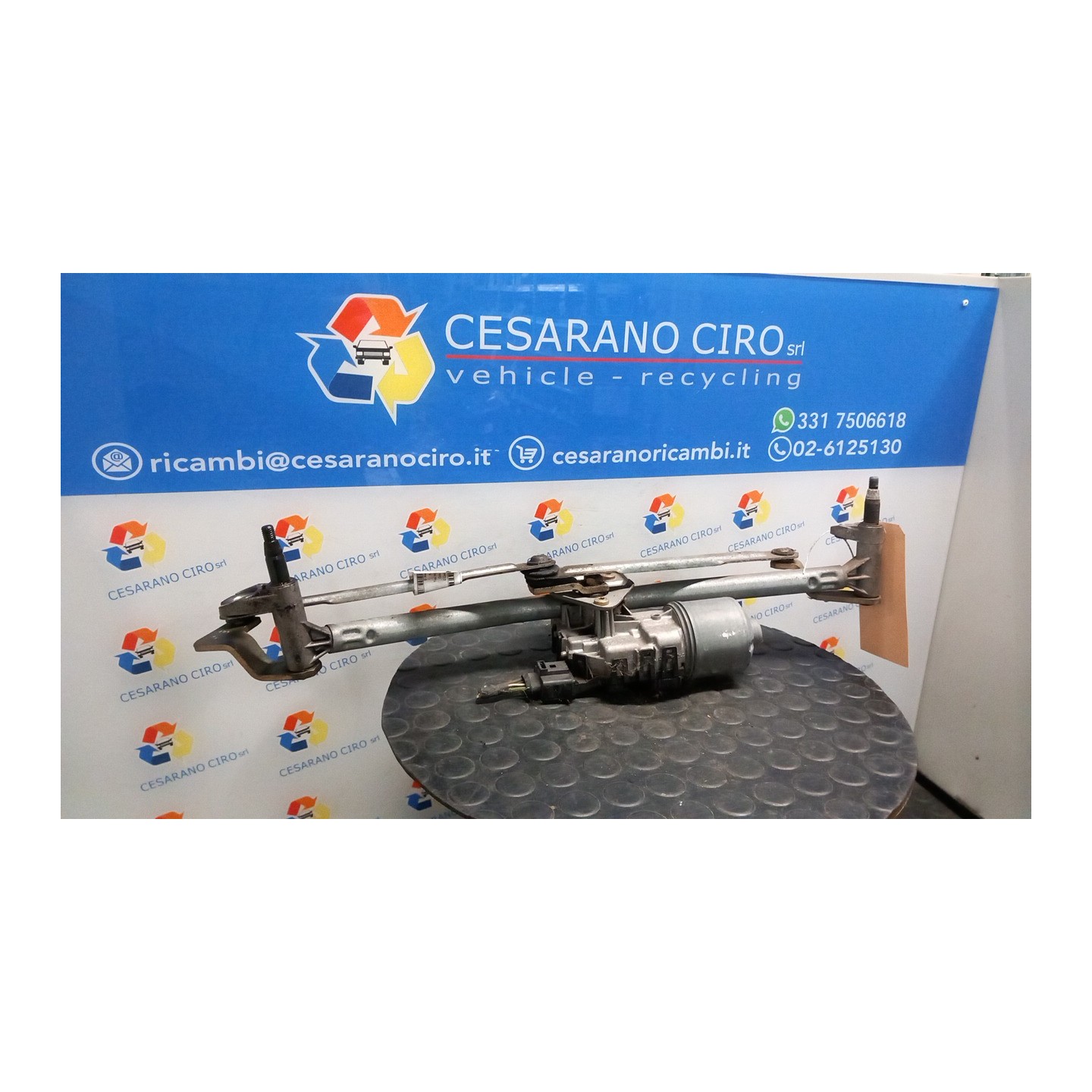 MECCANISMO TERGIPARABREZZA 115 VOLKSWAGEN POLO (9N) (10/01-03/05) AMF 6Q1955601B