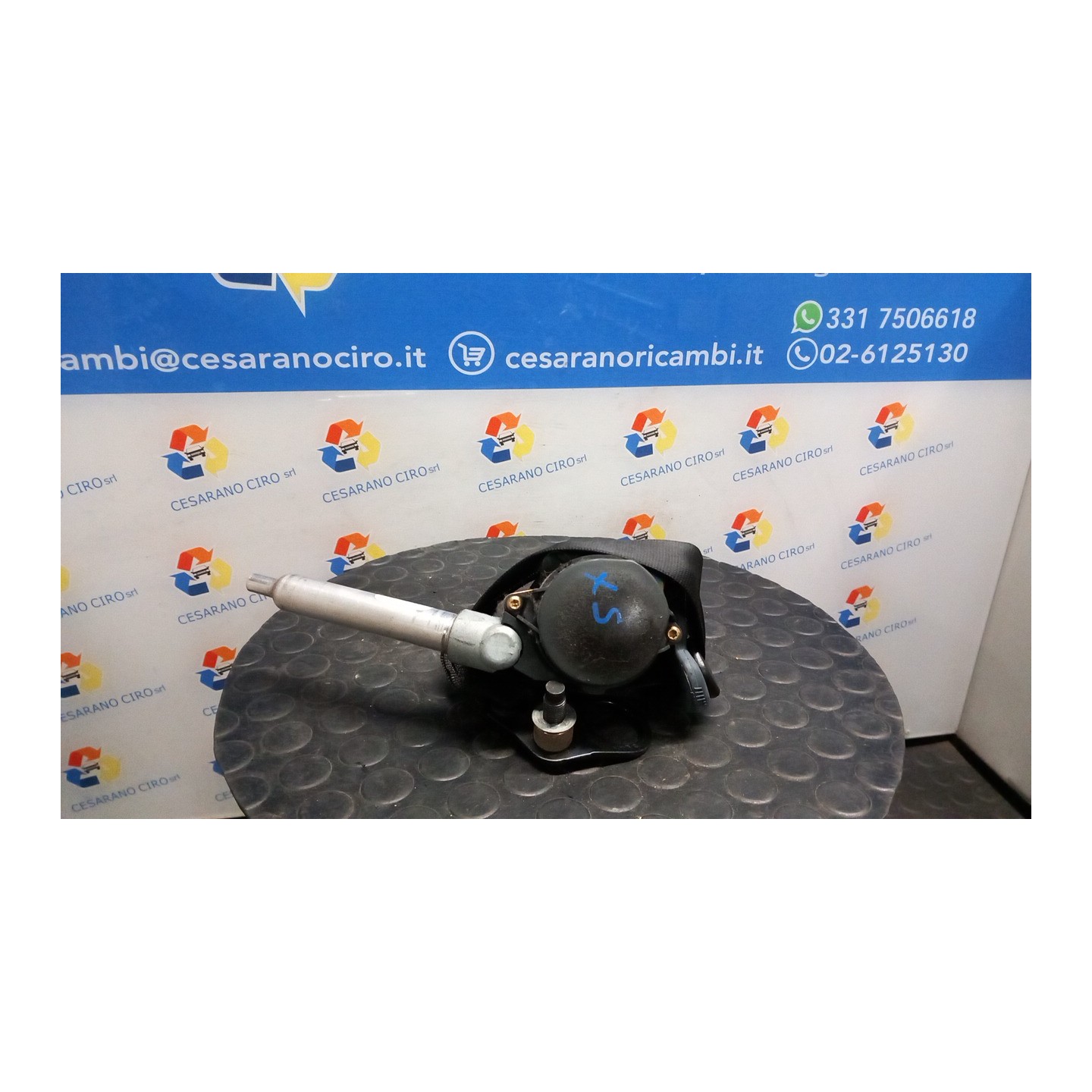 CINTURA DI SICUREZZA ANT. SX. 118 MERCEDES-BENZ CLASSE A (W168) (03/01-06/04) 668942 A16886031859A86