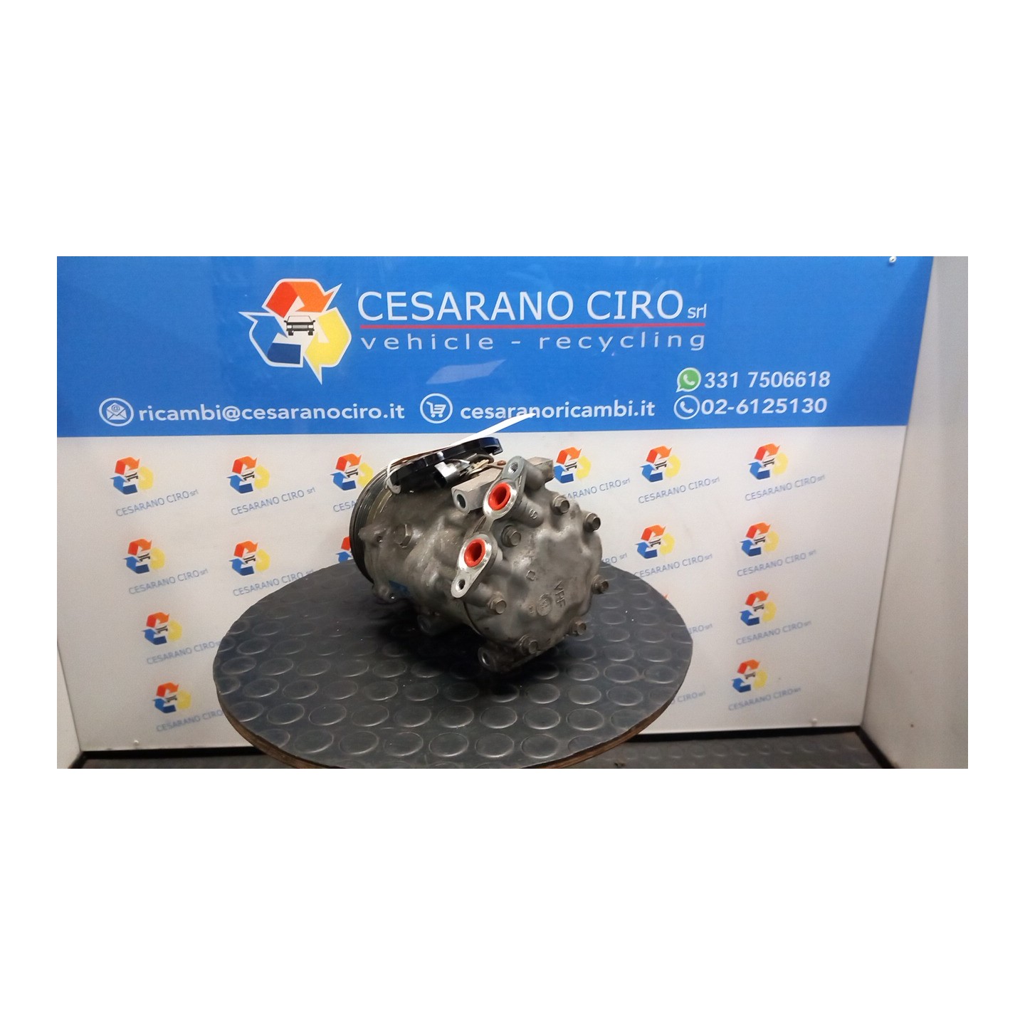 COMPRESSORE A/C ROTAZIONE 163 VOLVO C30 (10/06-) D4164T 36000570