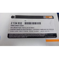 SERIE PASTIGLIE FRENI ANT. 064 FIAT DUCATO CABINATO (4Y) (04/14-12  77368452