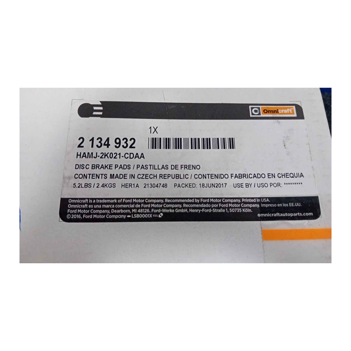 SERIE PASTIGLIE FRENI ANT. 064 FIAT DUCATO CABINATO (4Y) (04/14-12  77368452