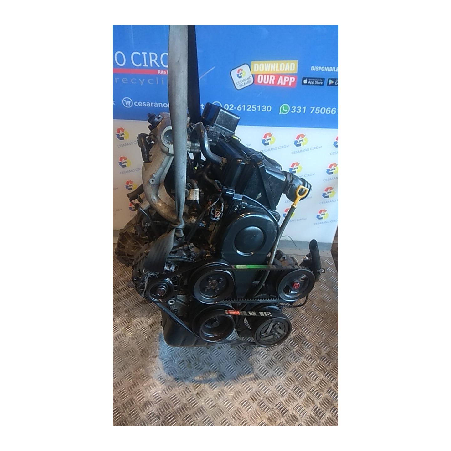 MOTORE COMPL. 08-00- 048 HYUNDAI ATOS PRIME (12/99-09/03) G4HC 2110102H00