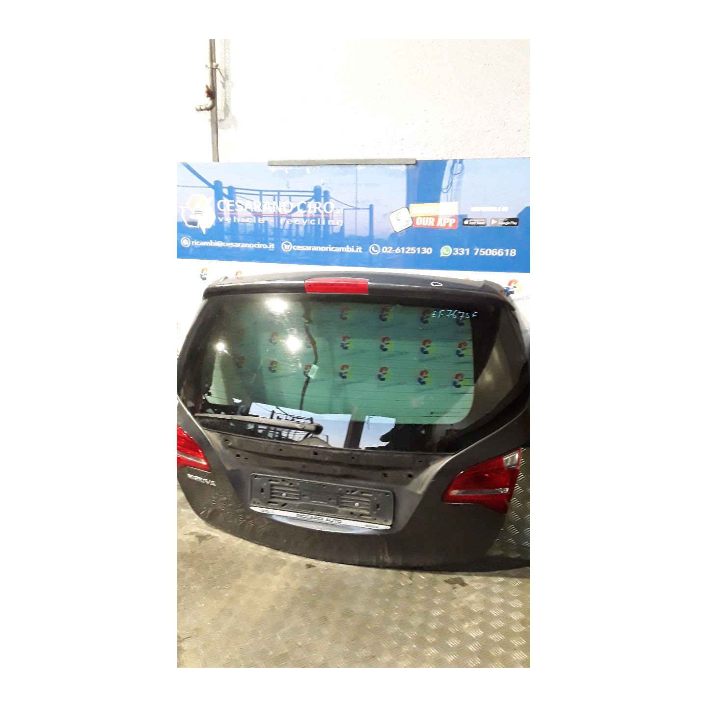PORTELLO POST. 097 OPEL MERIVA (S10) (04/10-) A14XER 13408769